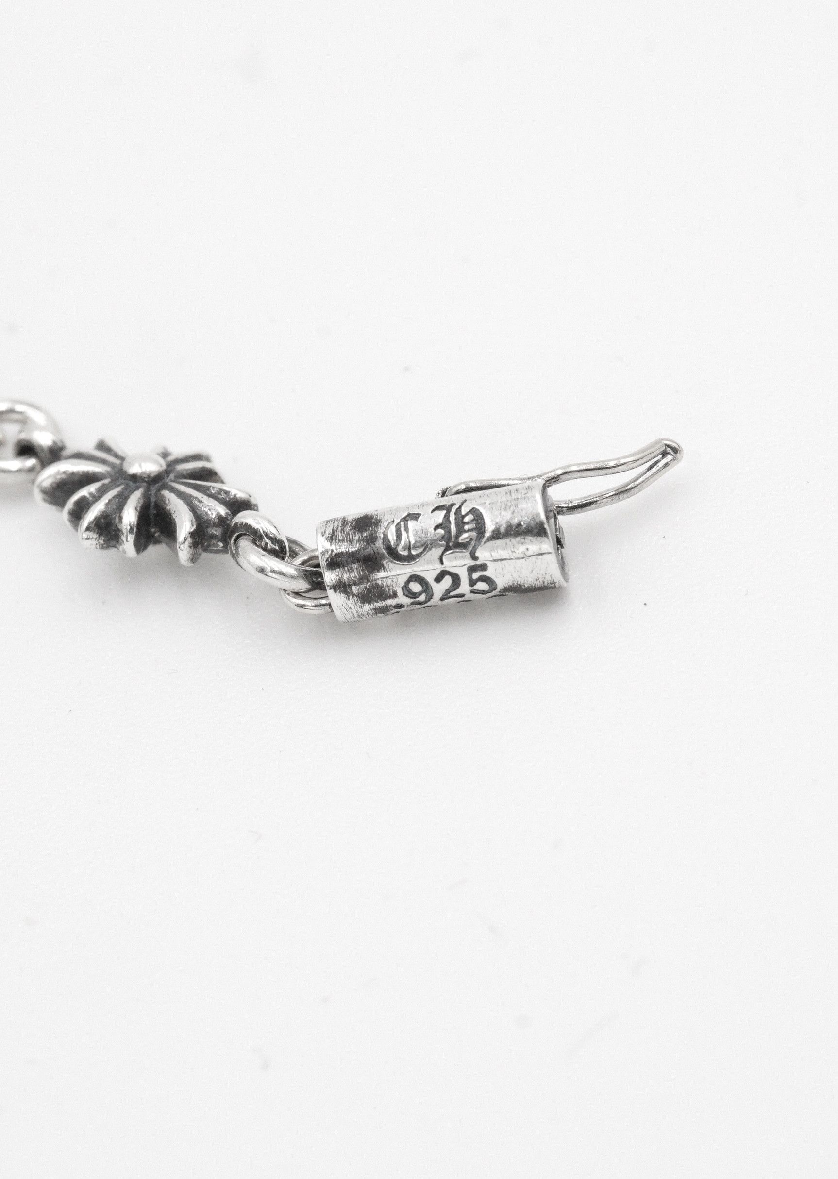 Chrome Hearts Chrome Hearts 925 Silver Tiny E Bracelet - 11L Size ONE SIZE - 5 Thumbnail