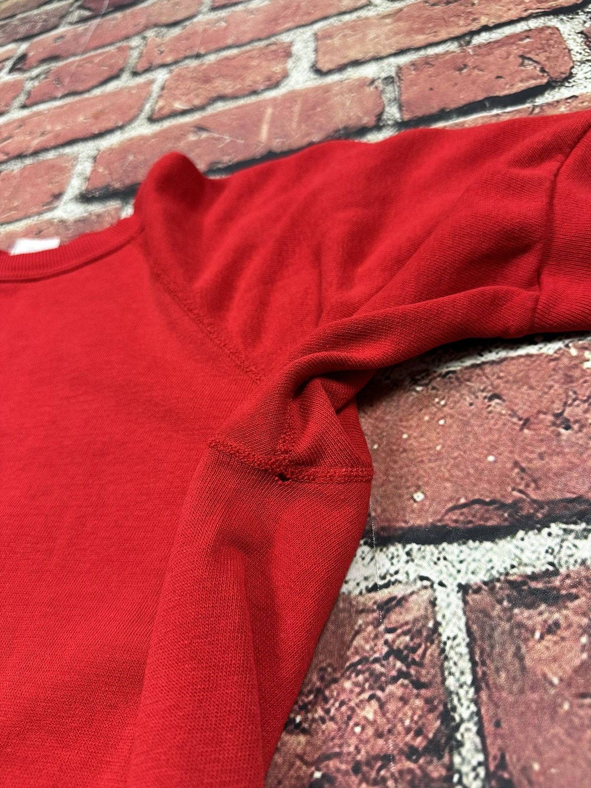 Tultex × Vintage Vintage Tultex Sweatshirt Short Sleeve Crewneck Blank Size US L / EU 52-54 / 3 - 7 Thumbnail