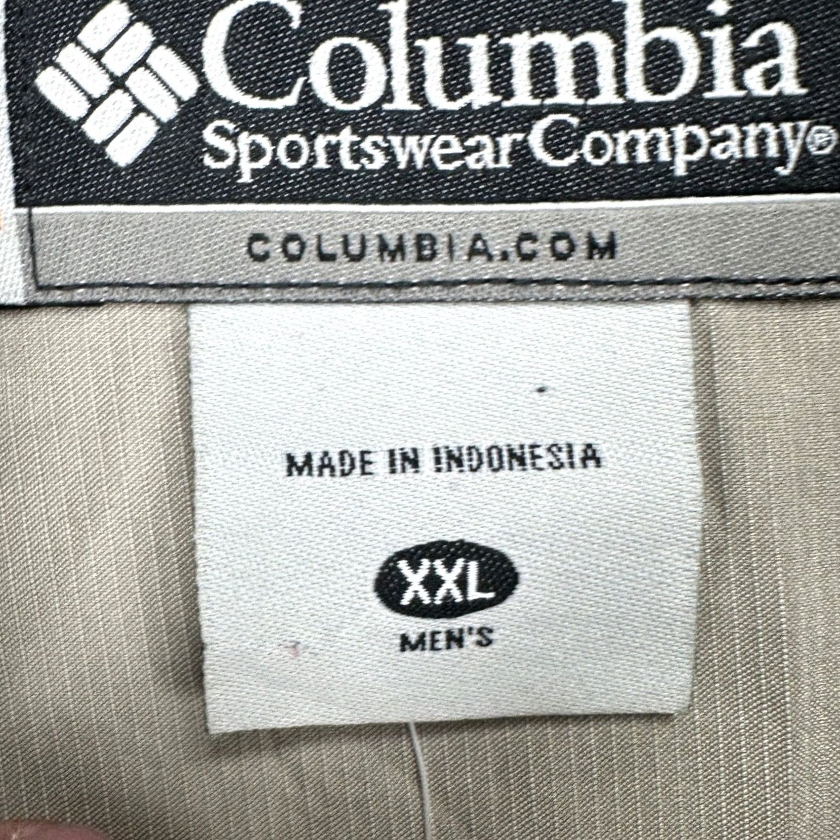 Vintage Columbia Shirt Button Down Mens 2XL Beige Authentic Fit Short Sleeve NEW Size US XXL / EU 58 / 5 - 5 Thumbnail