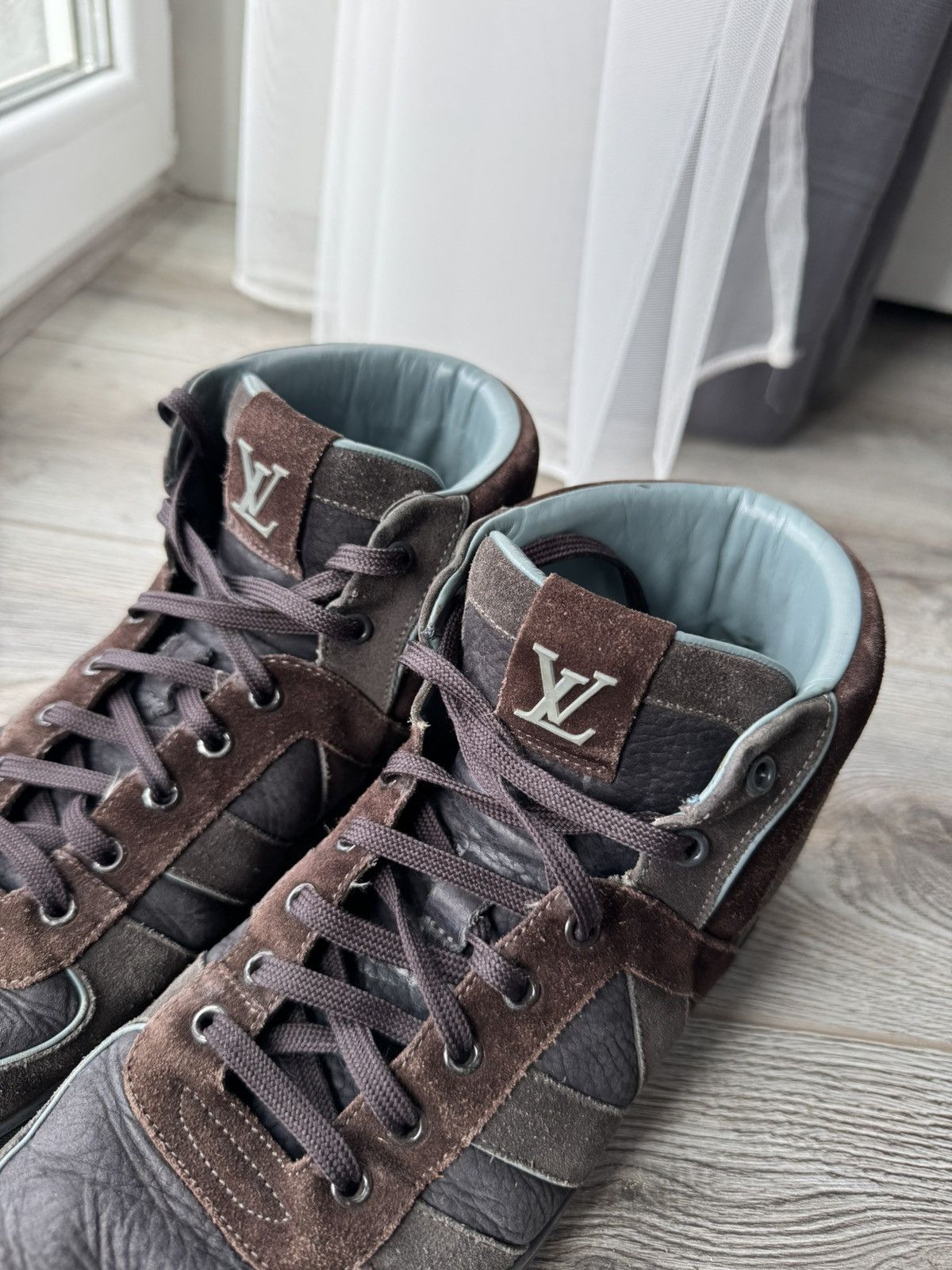 Louis Vuitton Louis Vuitton Tribe High Top Sneakers Size US 8.5 / EU 41-42 - 5 Thumbnail