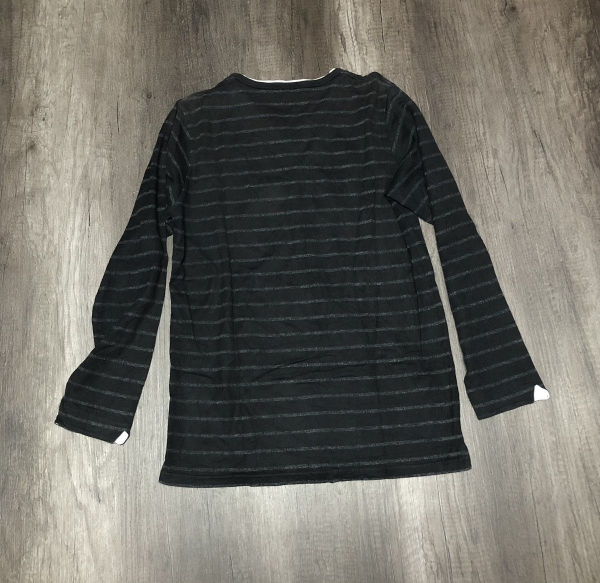 Designer × Vintage × Yohji Yamamoto Sacsny Y'saccs Y's Yohji Yamamoto Long Sleeve Tee Shirt Size US M / EU 48-50 / 2 - 21 Thumbnail