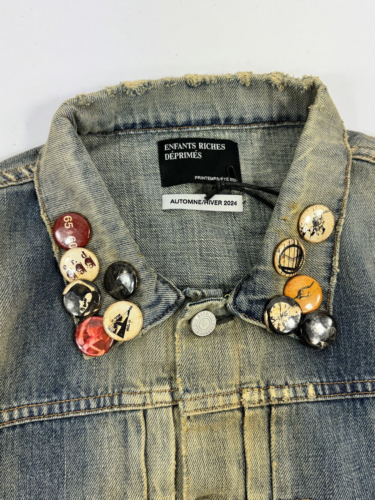Enfants Riches Deprimes TYPE VII RUSTY DENIM JACKET Size US L / EU 52-54 / 3 - 2 Thumbnail