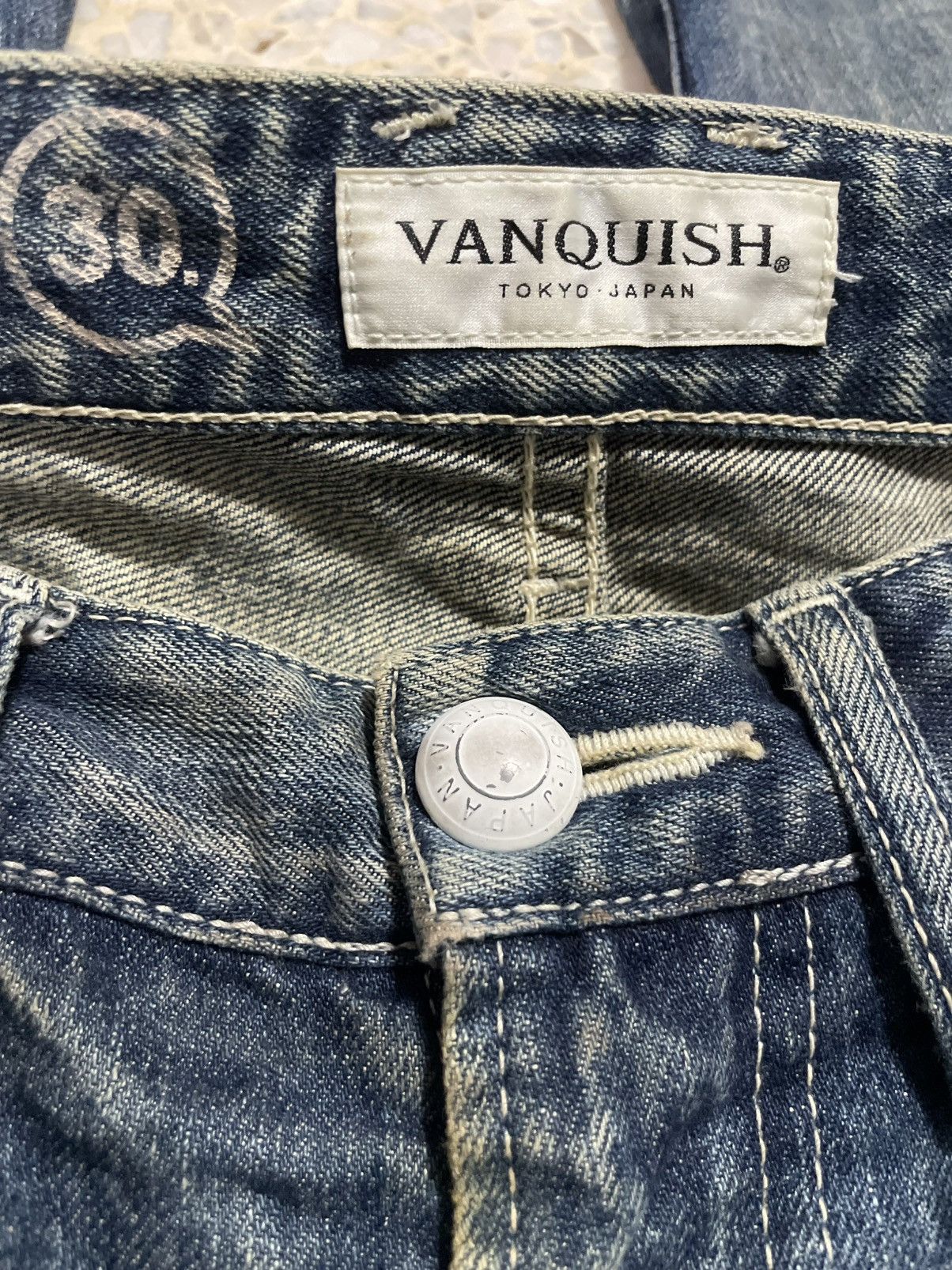 Vanquish Vanquish Distressed Denim Japan Size US 32 / EU 48 - 3 Thumbnail