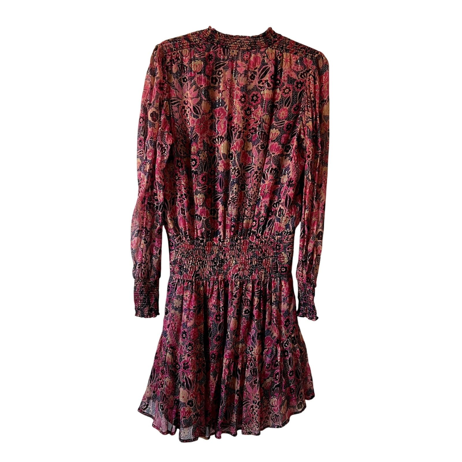 A.L.C. A.L.C. Silvie silk mini pink floral Dress size 6 C0 Size M / US 6-8 / IT 42-44 - 5 Thumbnail
