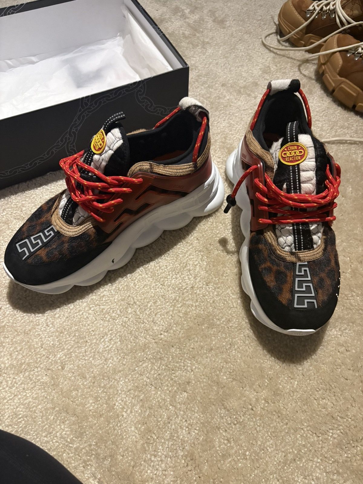 Versace Versace multi color safari sneakers Size US 11.5 / EU 44-45 - 1 Thumbnail