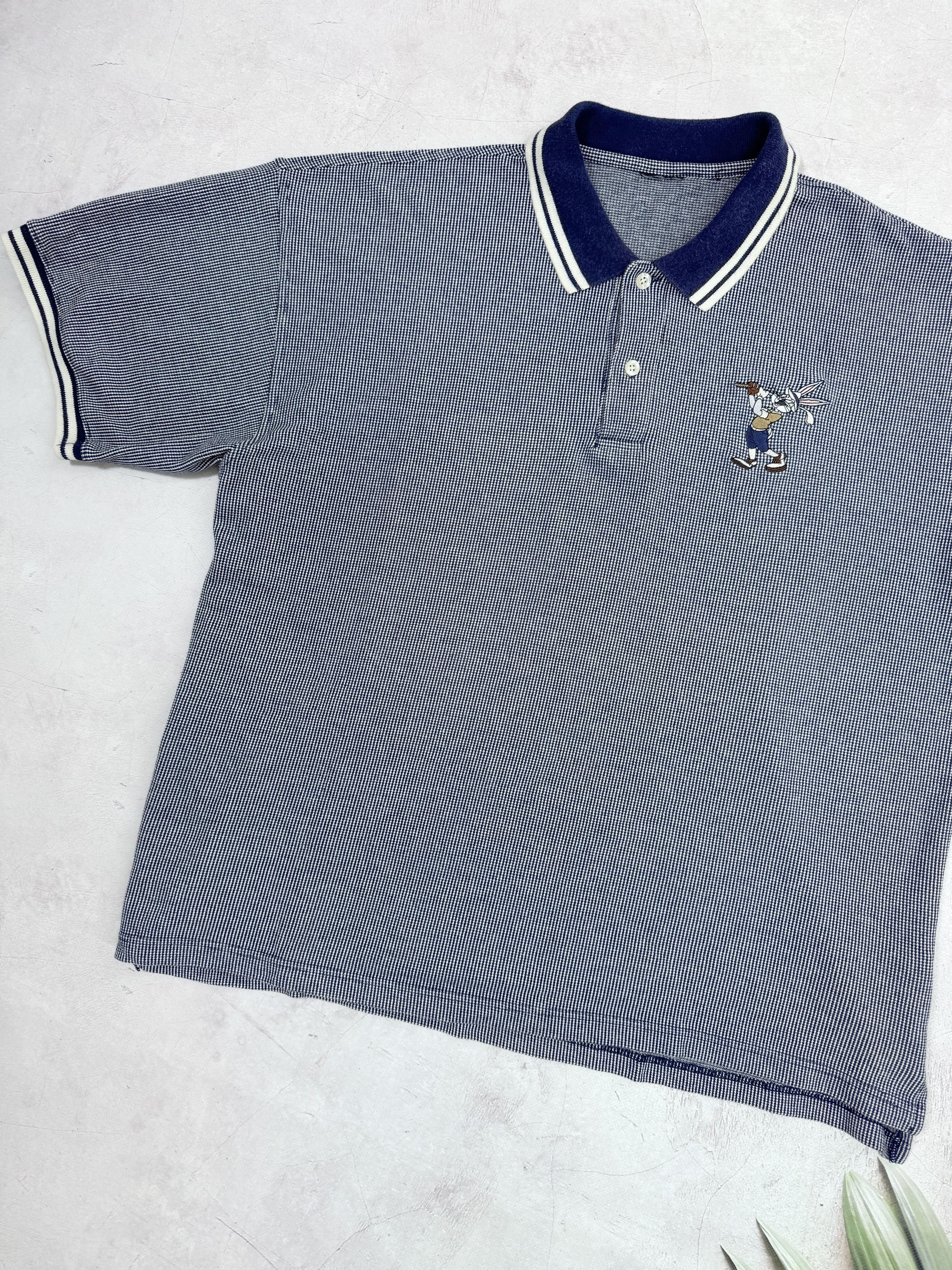Cartoon Network × Vintage × Warner Bros Vintage Looney Tunes Bugs Bunny Polo T-Shirt Golf Size US XL / EU 56 / 4 - 2 Thumbnail