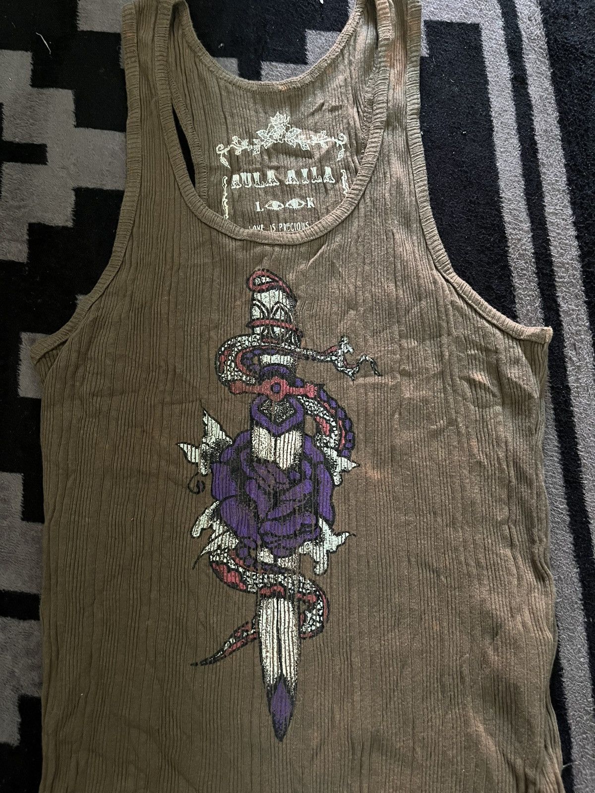 Hysteric Glamour Vintage aula aila knight tanktop ifsixwasnine style Size US M / EU 48-50 / 2 - 2 Thumbnail