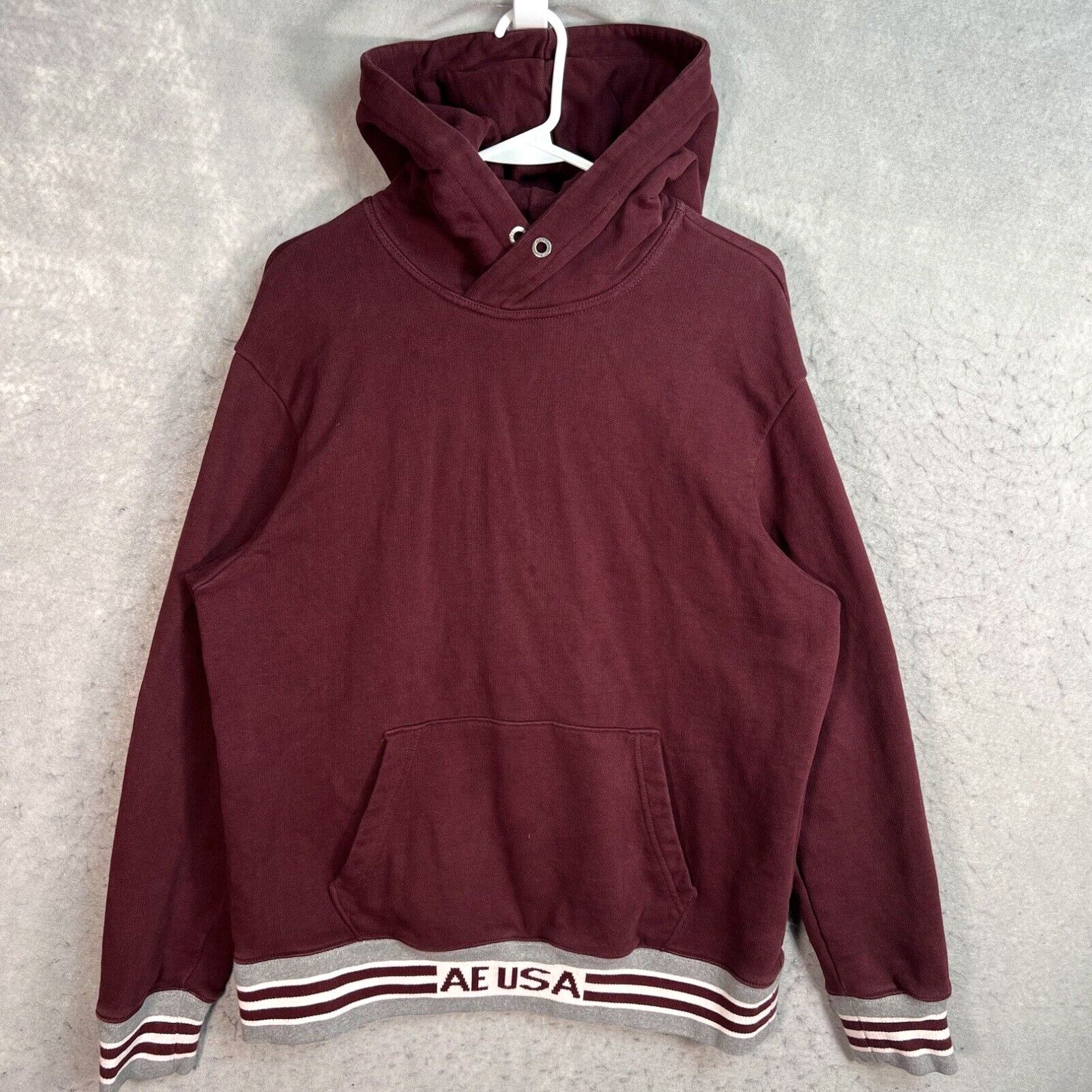 American eagle maroon hoodie deals