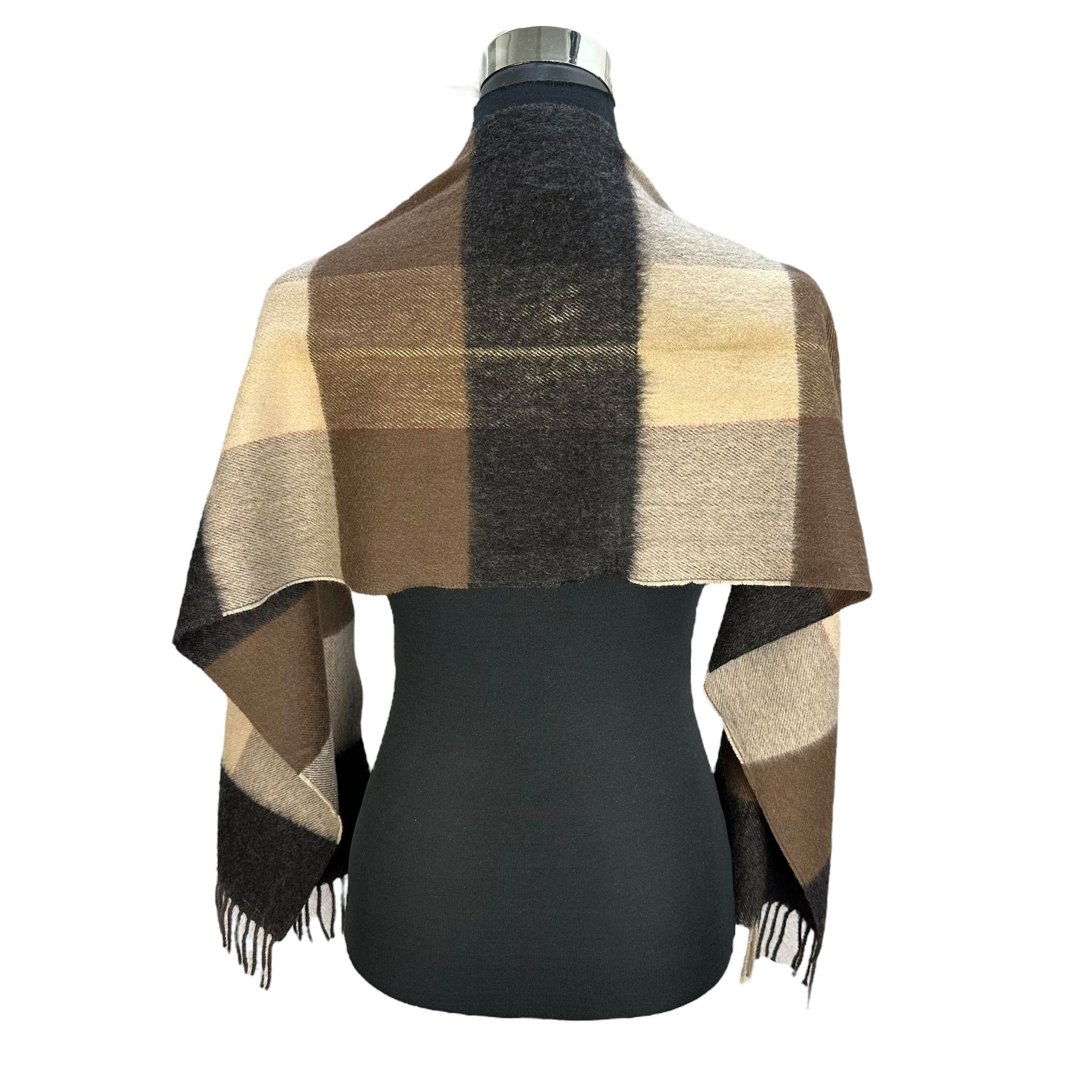 Nina Ricci NINA RICCI Checked Muffler Neckwear Scarves #A62-1485 Size ONE SIZE - 4 Thumbnail
