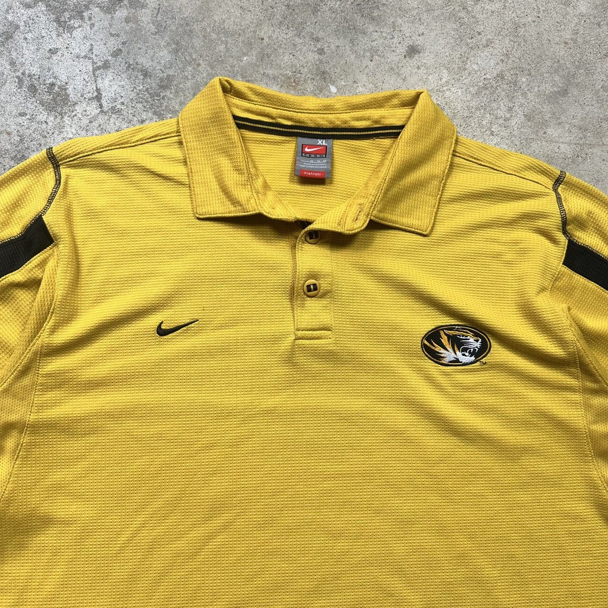 Nike Vintage Y2K Nike Team U of Missouri Mizzou Tigers Polo Shirt Size US XL / EU 56 / 4 - 2 Thumbnail