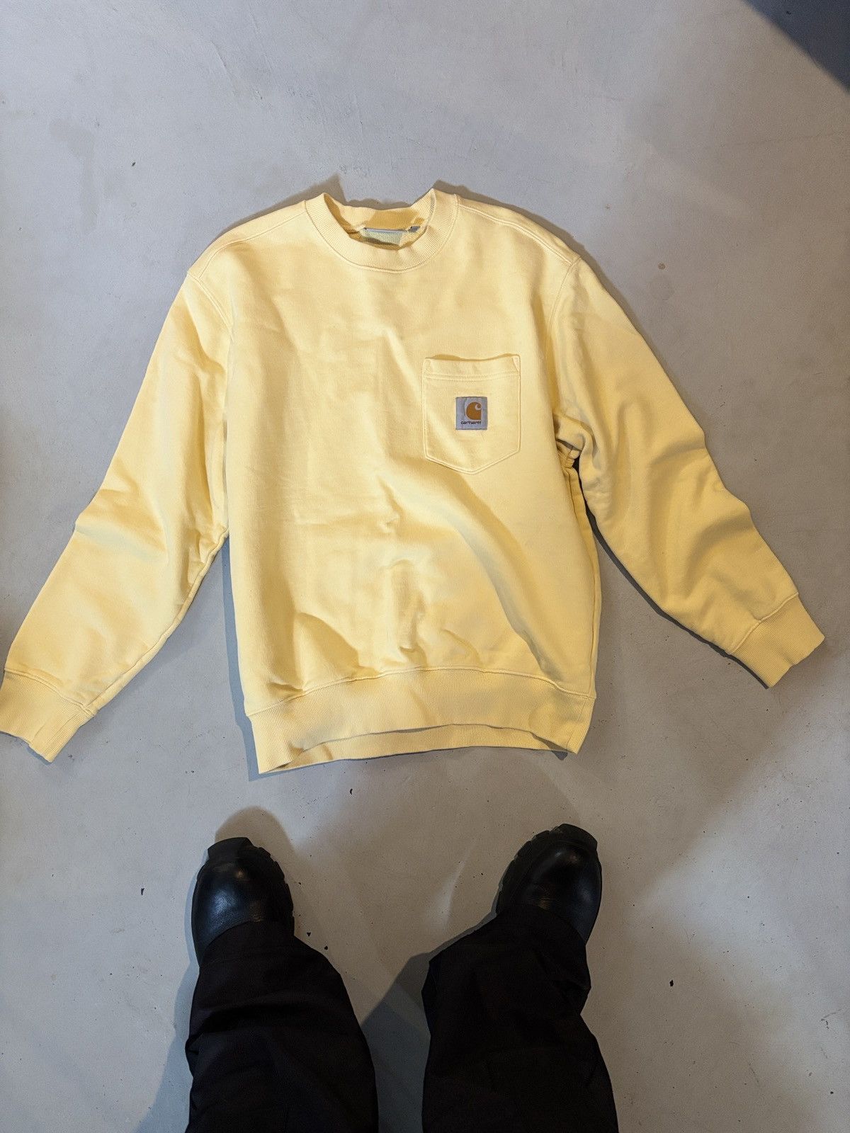 Carhartt Yellow Carhartt Crewneck Size US S / EU 44-46 / 1 - 1 Thumbnail