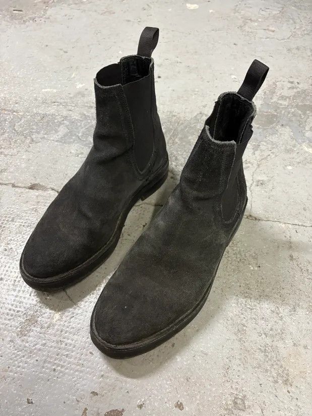 Vintage × Yeezy Yeezy Season 6 Black Suede Leather Chelsea Boots Size US 9 / EU 42 - 3 Thumbnail