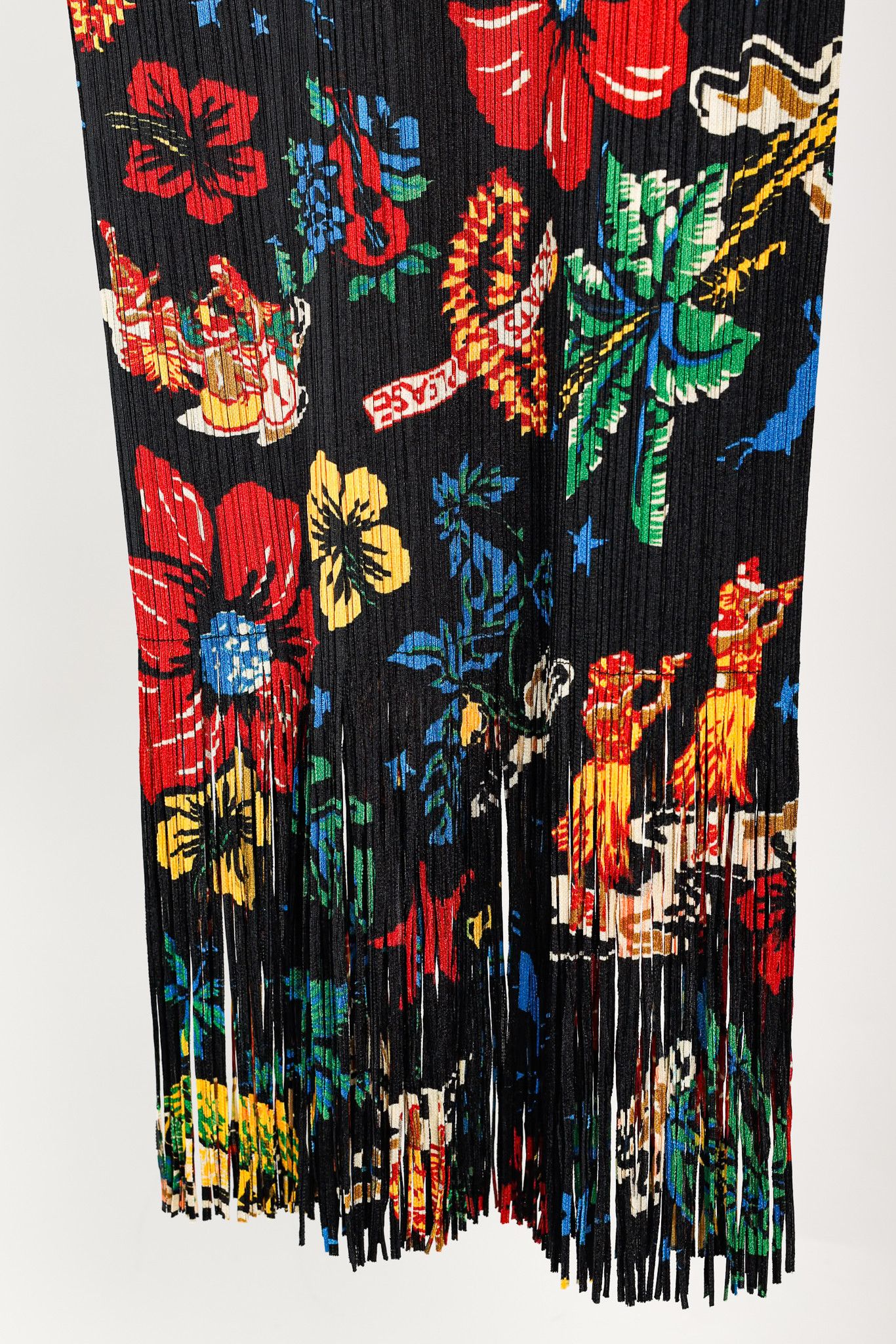 Pleats Please Issey Miyake Pleats Please Issey Miyake Hawaii Fringe Sleeveless Dress Size XL / US 12-14 / IT 48-50 - 6 Thumbnail