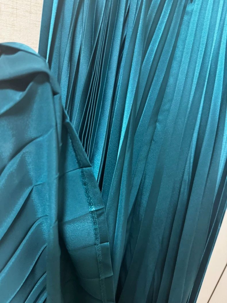 Comme des Garcons Comme Des Garcons Peacock blue fixed waist pleated skirt Size 24" / US 00 / IT 34 - 7 Thumbnail