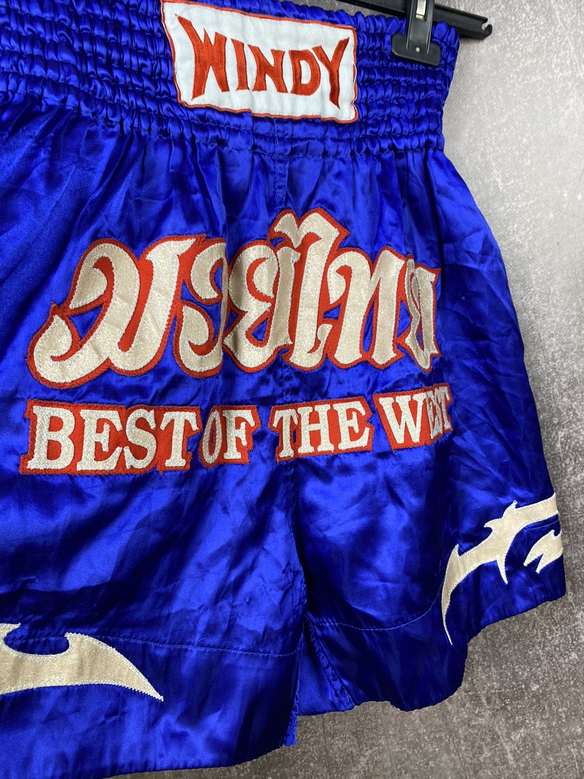 Japanese Brand × Vintage Vintage WINDY Artial Muay Thai Kick Boxin Shorts Pants Size US 34 / EU 50 - 3 Thumbnail