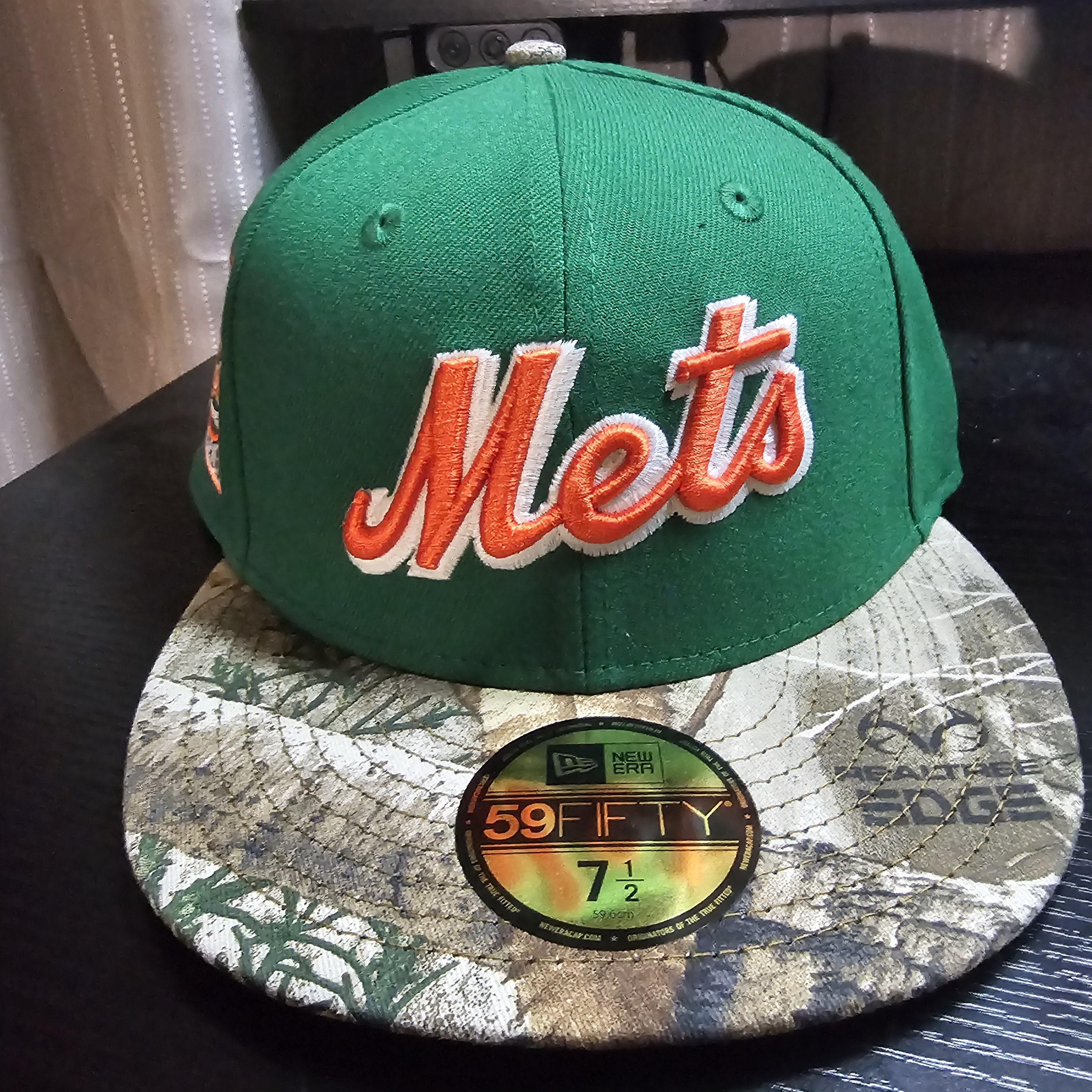 New Era Mets Green and Orange Alternate Real Tree Size ONE SIZE - 1 Thumbnail