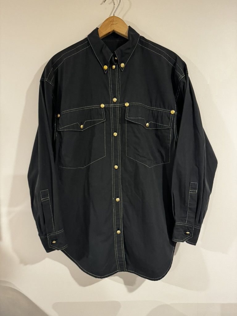 Versace 100% Authentic Vintage Gianni Versace Cotton Shirt Size US M / EU 48-50 / 2 - 1 Thumbnail