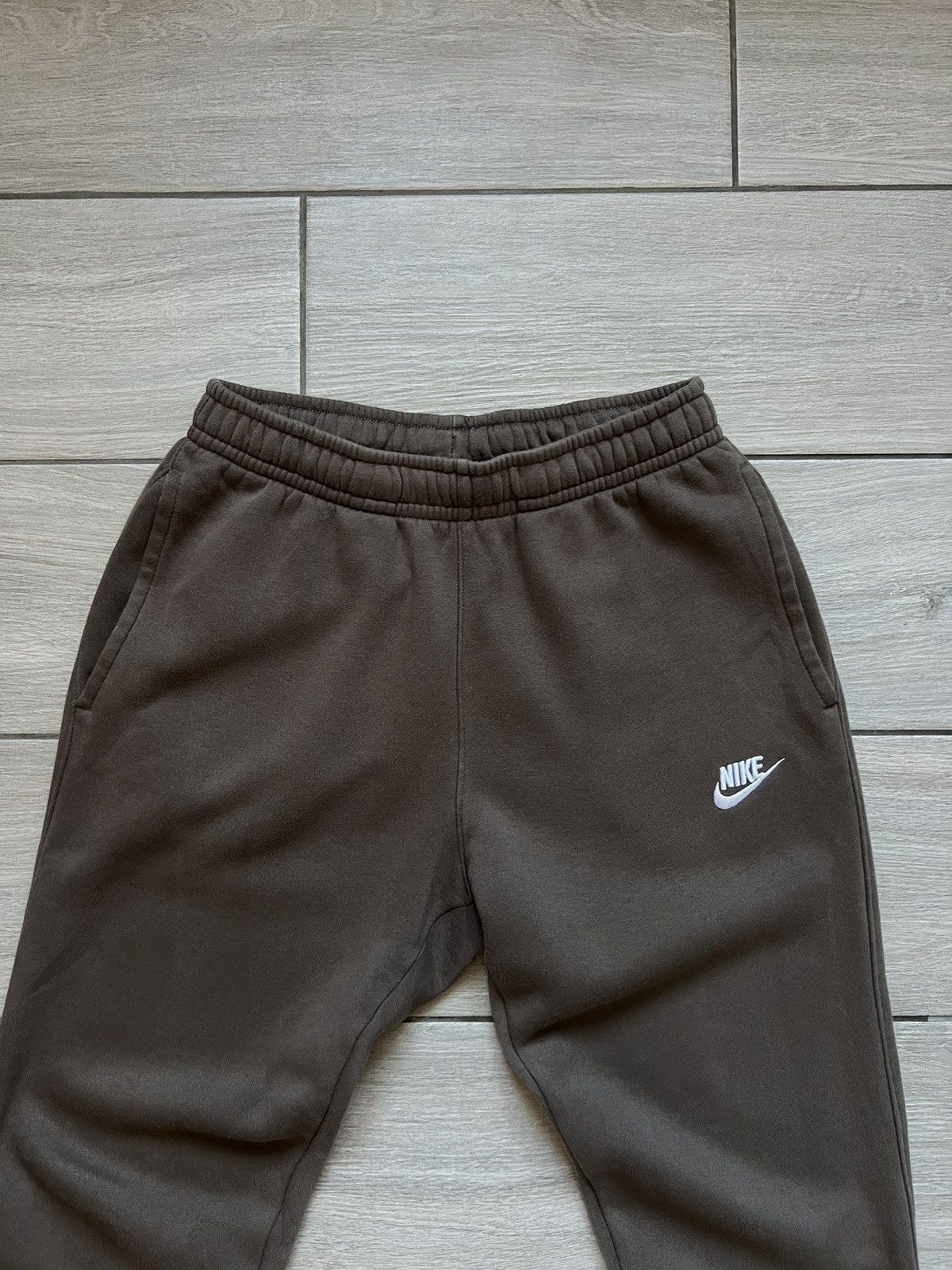 Nike Vintage Nike Track Pants Drill Y2K Cotton Brown Size US 31 - 4 Thumbnail