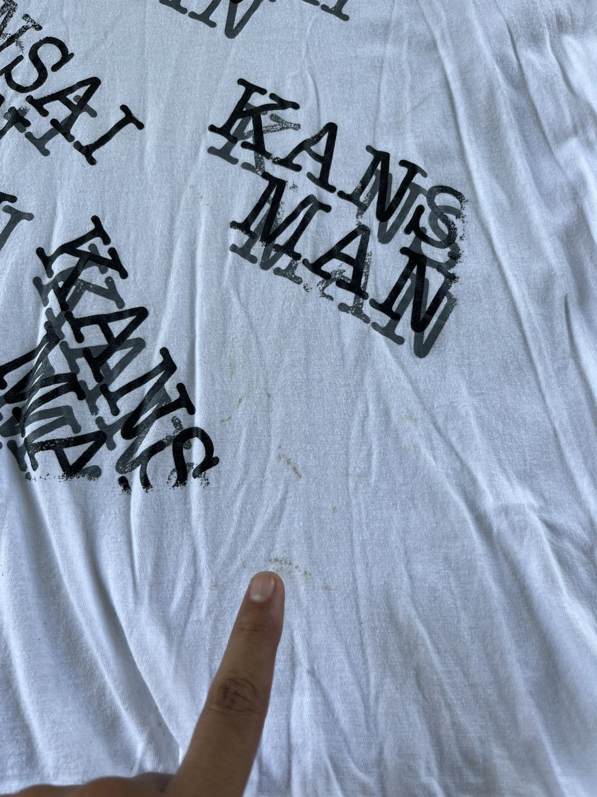 Japanese Brand × Kansai Yamamoto Vintage Kansai Yamamoto Man Spell Out Hoodie Long Sleeve Size US L / EU 52-54 / 3 - 6 Thumbnail