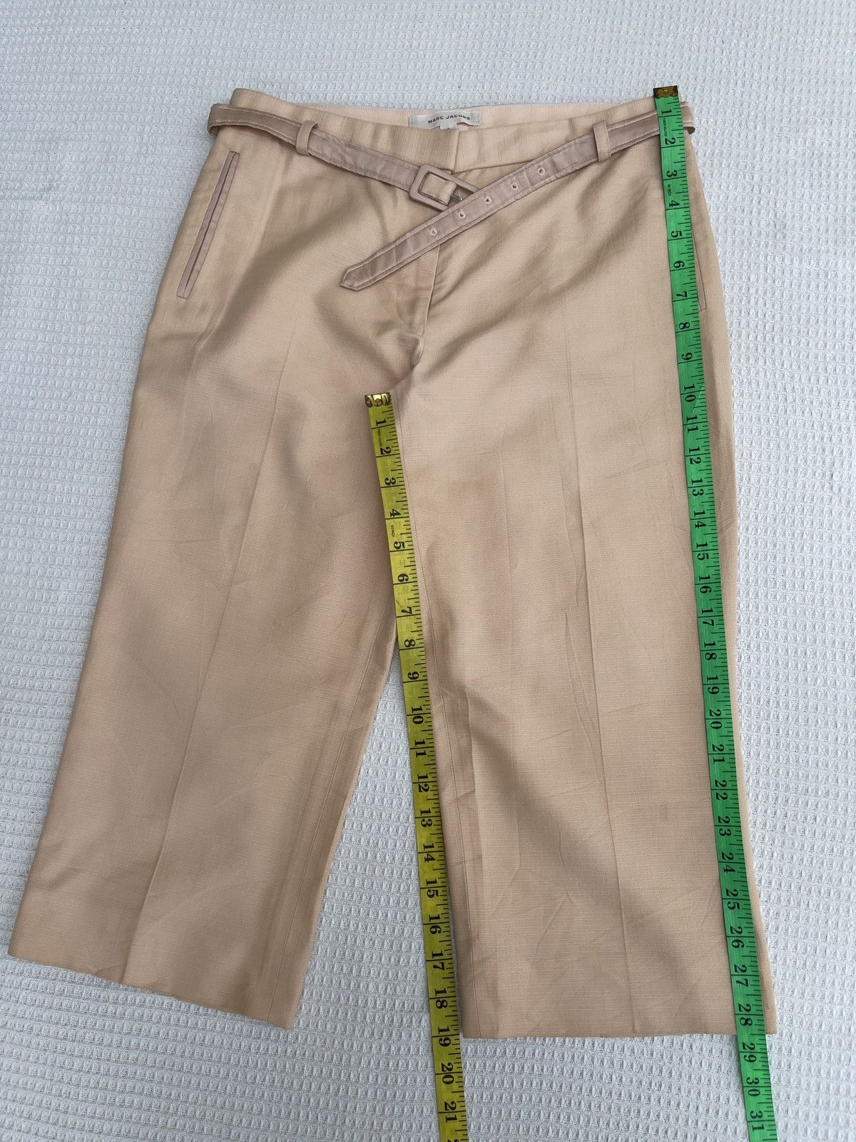 Marc Jacobs Rare🔥Combo Set Marc Jacobs Crop Pants & Belt Marc Jacobs Size 30" / US 8 / IT 44 - 13 Thumbnail