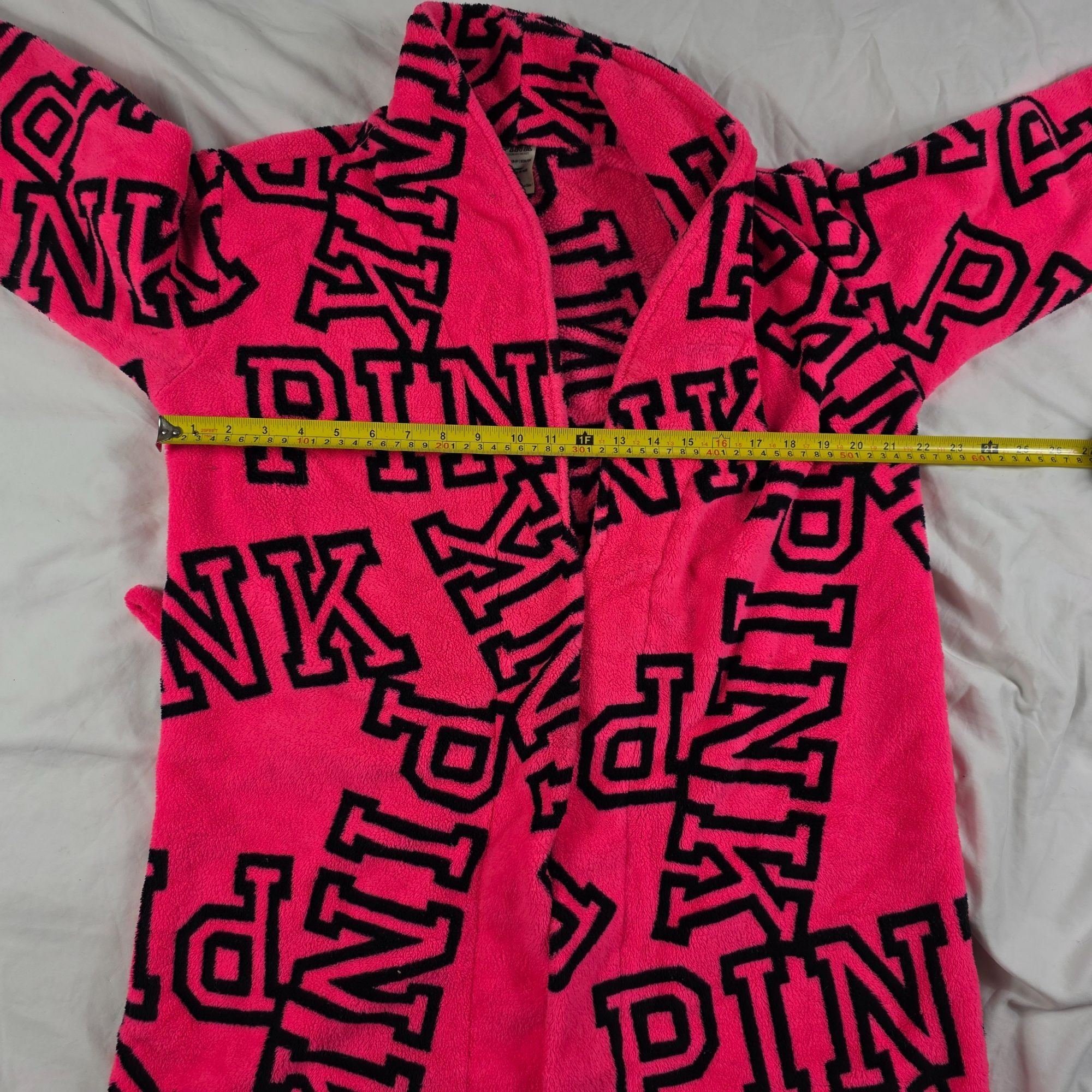 Pink Pink Victorias Secret Womens XS/S Hot Pink Cozy Robe Logo Pr Size XS / US 0-2 / IT 36-38 - 6 Thumbnail