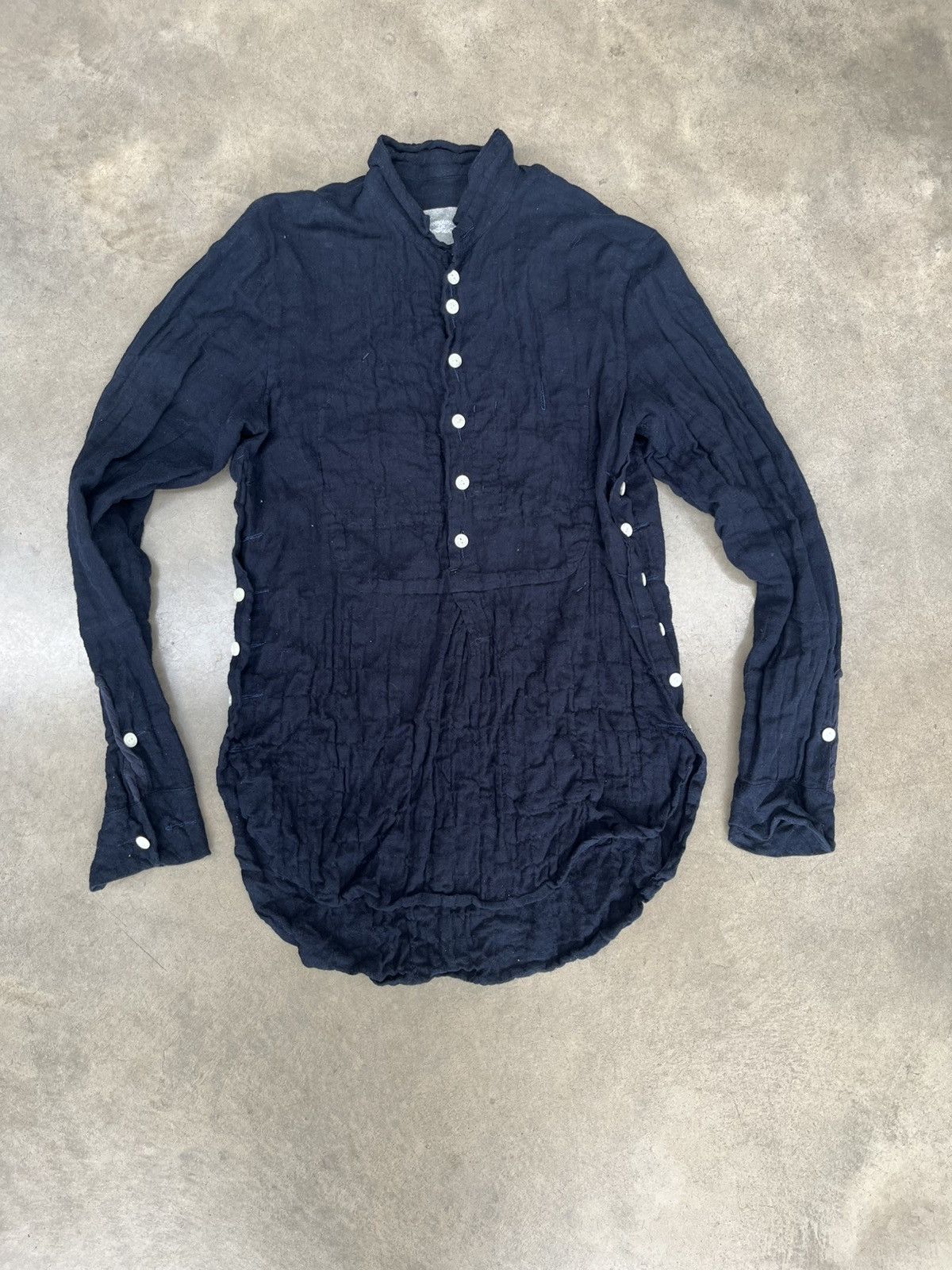 Takahiromiyashita The Soloist. old man cut off collar shirt. Size US S / EU 44-46 / 1 - 1 Thumbnail