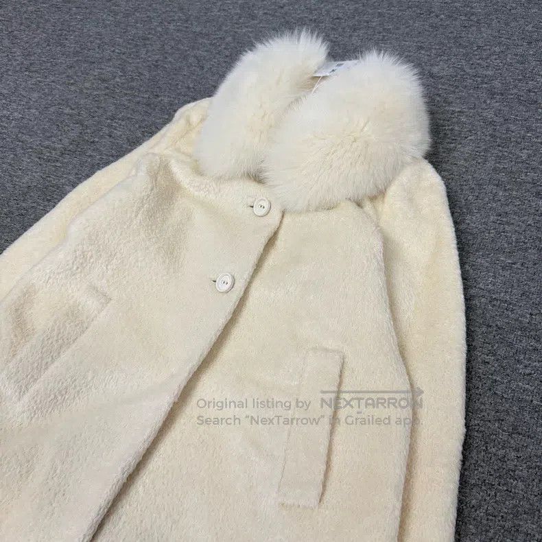 Max Mara Max Mara Fox Fur Collar Overcoat Size M / US 6-8 / IT 42-44 - 4 Thumbnail