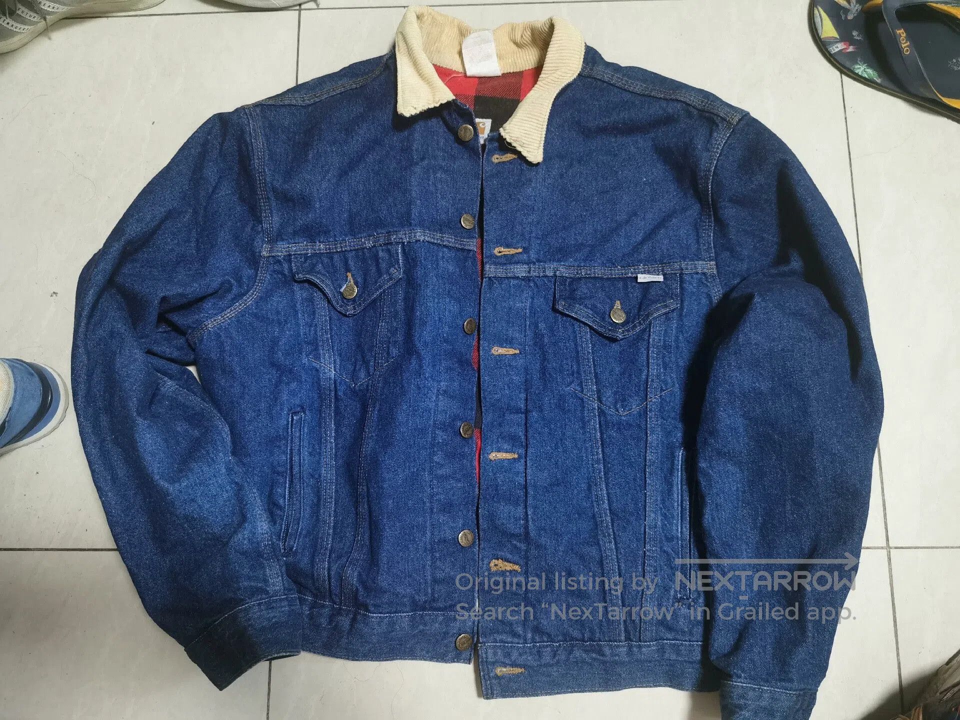 VINNY's vintage carhartt oversized denim jacket. Size US XL / EU 56 / 4 - 1 Thumbnail