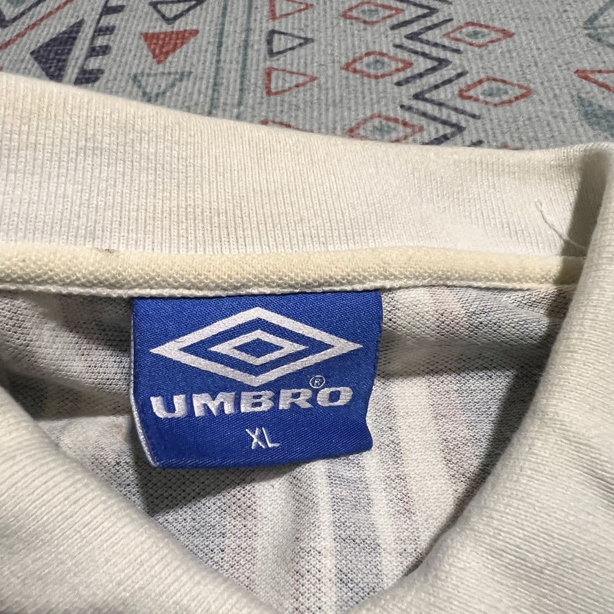 Umbro Umbro vintage Stripe Retro polo shirt Size US XL / EU 56 / 4 - 6 Thumbnail