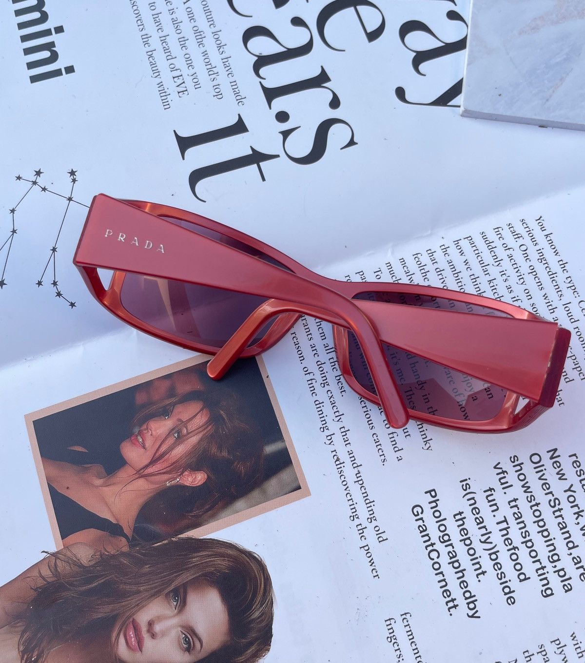 Prada Prada vintage red sunglasses SPR01F Size ONE SIZE - 7 Thumbnail