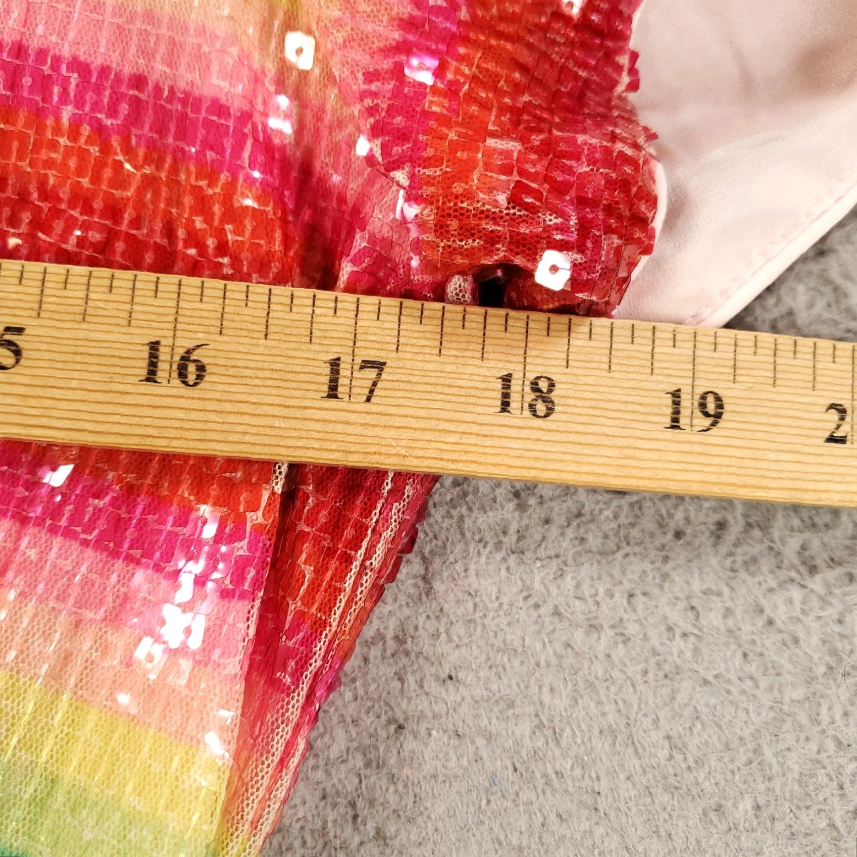 J.Crew J.CREW Dress New Sequin Rainbow Striped Sparkle Sequin Dress Size 4 Watermelon Barbiecore Size S / US 4 / IT 40 - 6 Thumbnail