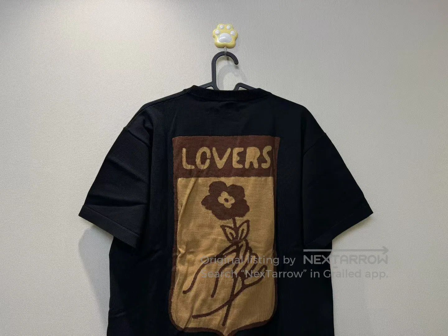 Louis Vuitton Louis Vuitton Black Logo Knit Short Sleeve| Size US M / EU 48-50 / 2 - 5 Thumbnail
