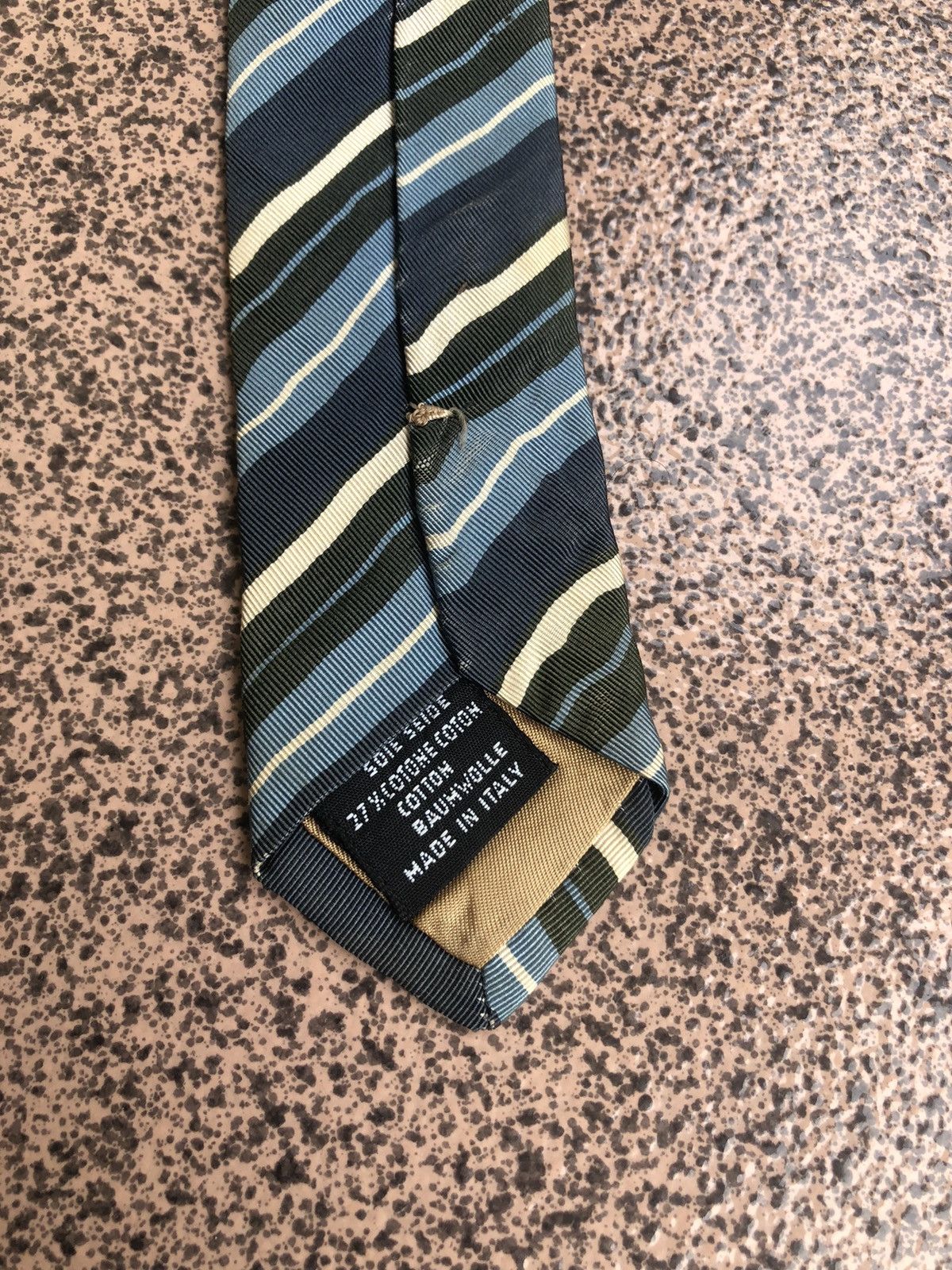 Yves Saint Laurent Ysl stripe tie Size ONE SIZE - 5 Thumbnail