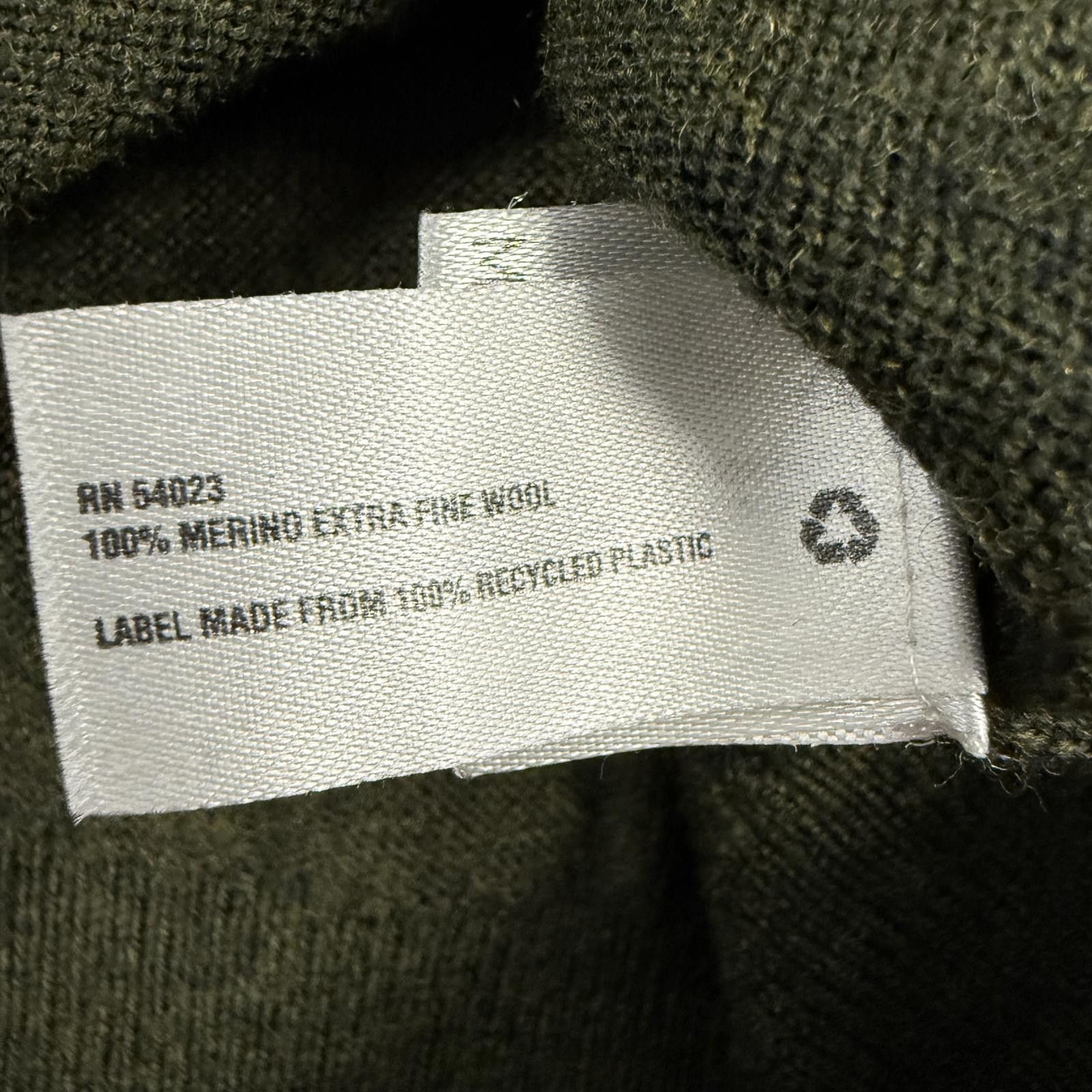 Gap Gap Extra Fine Merino Wool V-Neck Sweater Olive Green - M Size US M / EU 48-50 / 2 - 4 Thumbnail
