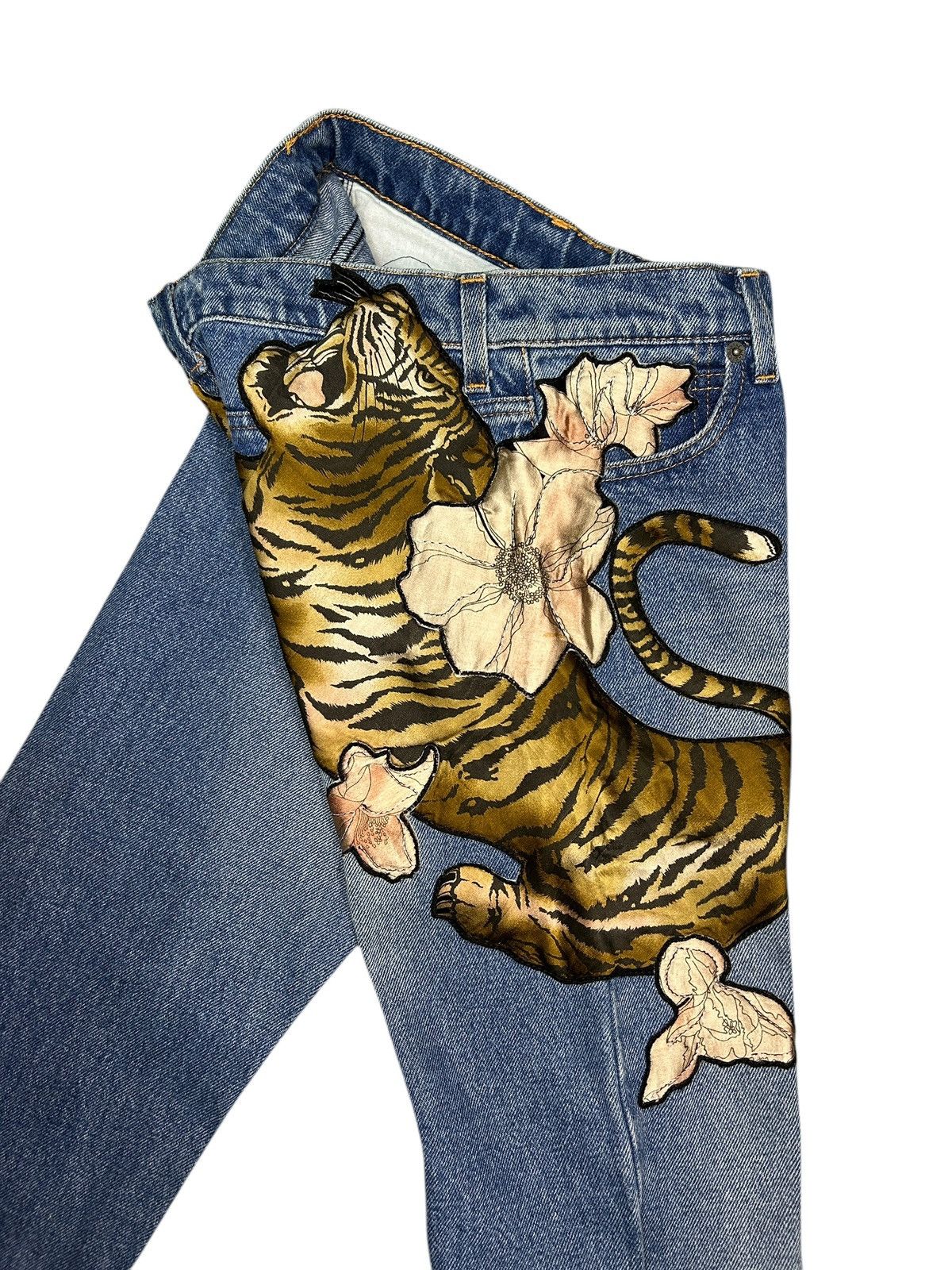 Chloe F/W 03 Tiger Denim Size 25" / US 0 / IT 36 - 8 Thumbnail