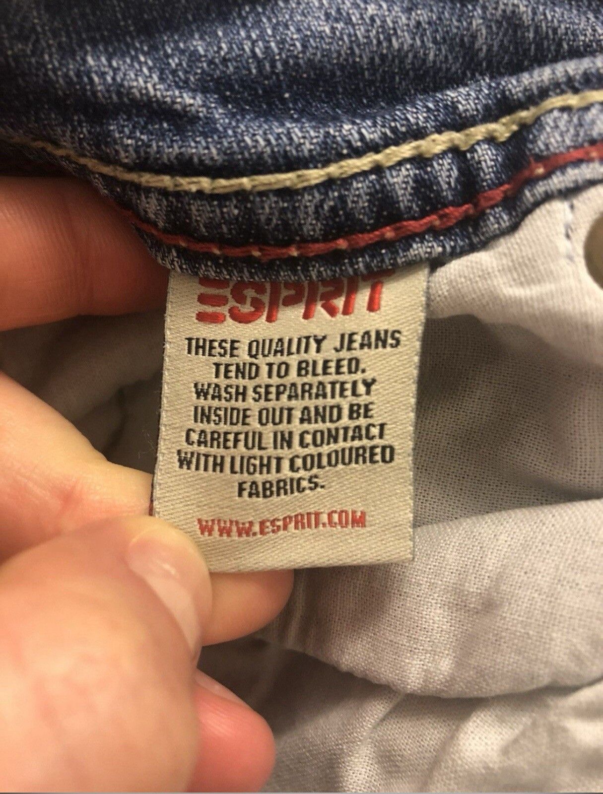 Esprit Esprit Vintage Denim Jeans Long Straight Fit High Quality Size 25" / US 0 / IT 36 - 5 Thumbnail