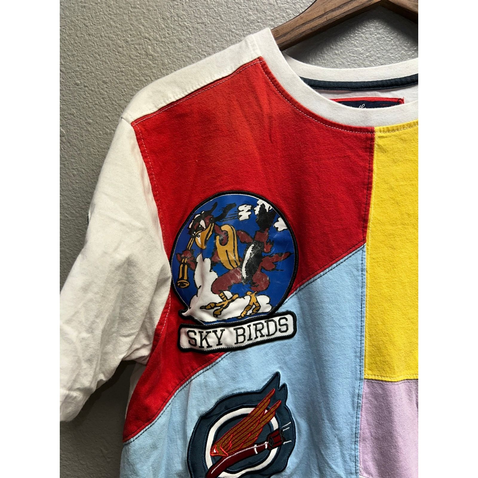 Vintage The Heritage By America Shirt Sky Birds Black Cats Y2K Tee L Size US L / EU 52-54 / 3 - 2 Thumbnail