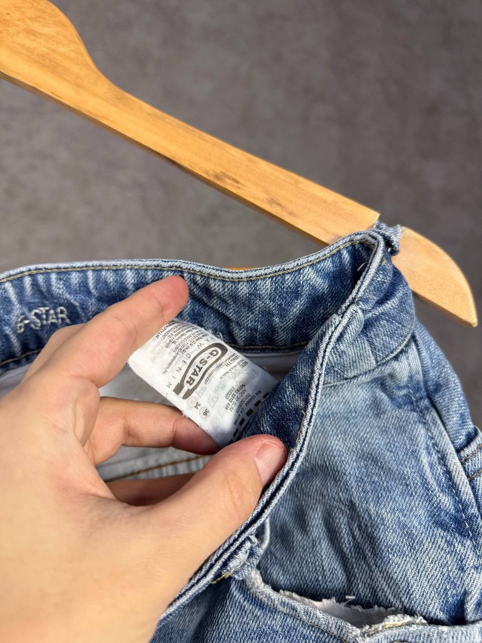 G-Star G Star Raw designer assymmetric jeans Size US 36 / EU 52 - 4 Thumbnail