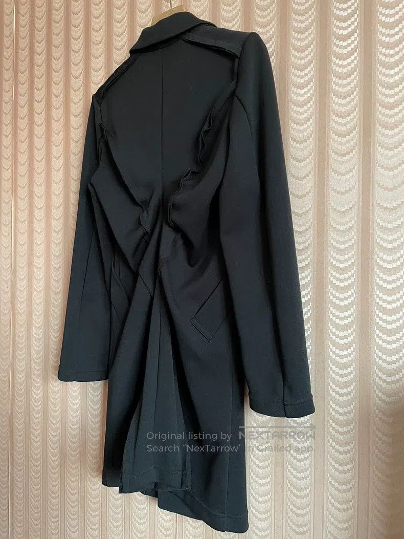 Comme des Garcons Comme Des Garcons Black long pleated deconstructed windbre Size S / US 4 / IT 40 - 4 Thumbnail