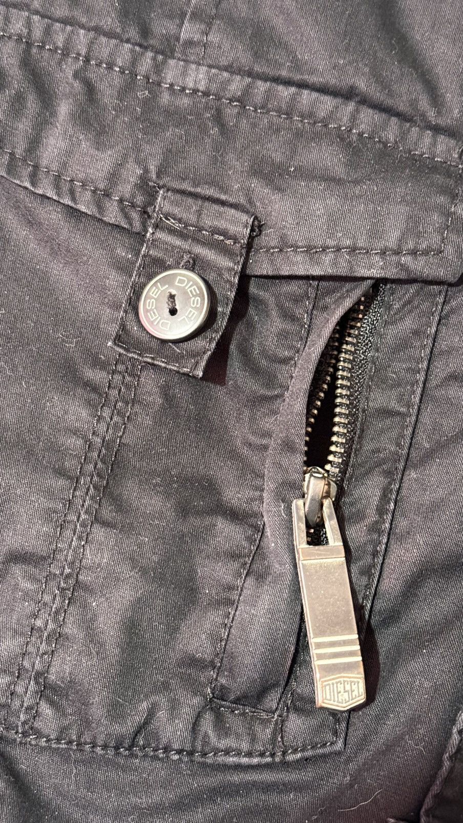 Diesel Diesel Archive 00s Military Utility Jacket Serial Number Size M / US 6-8 / IT 42-44 - 13 Thumbnail