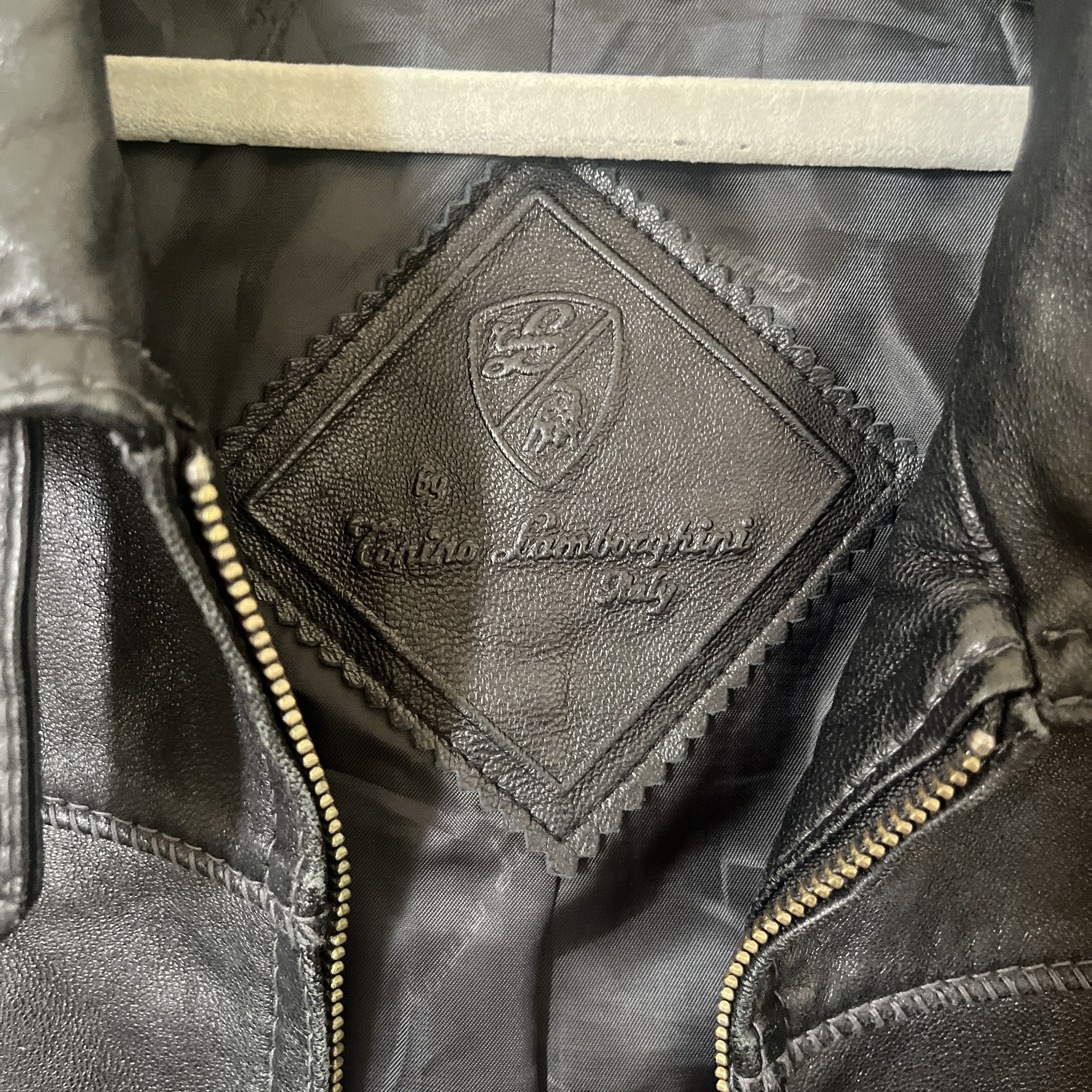 Tonino Lamborghini Tonino Lamborghini Leather Jacket Size US M / EU 48-50 / 2 - 5 Thumbnail