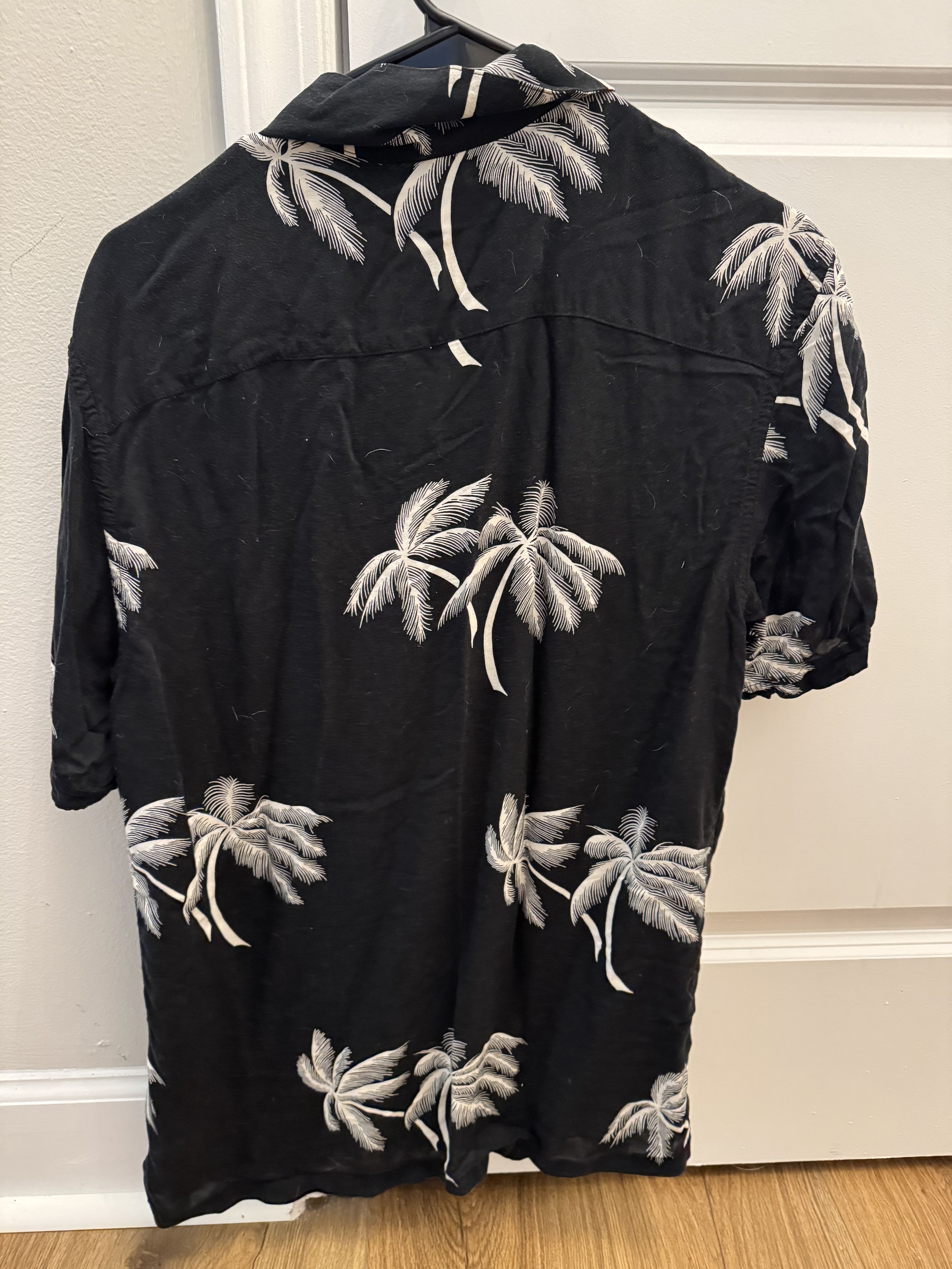 Allsaints Black All Saints Summer Shirt Button Down Size L Size US L / EU 52-54 / 3 - 3 Thumbnail