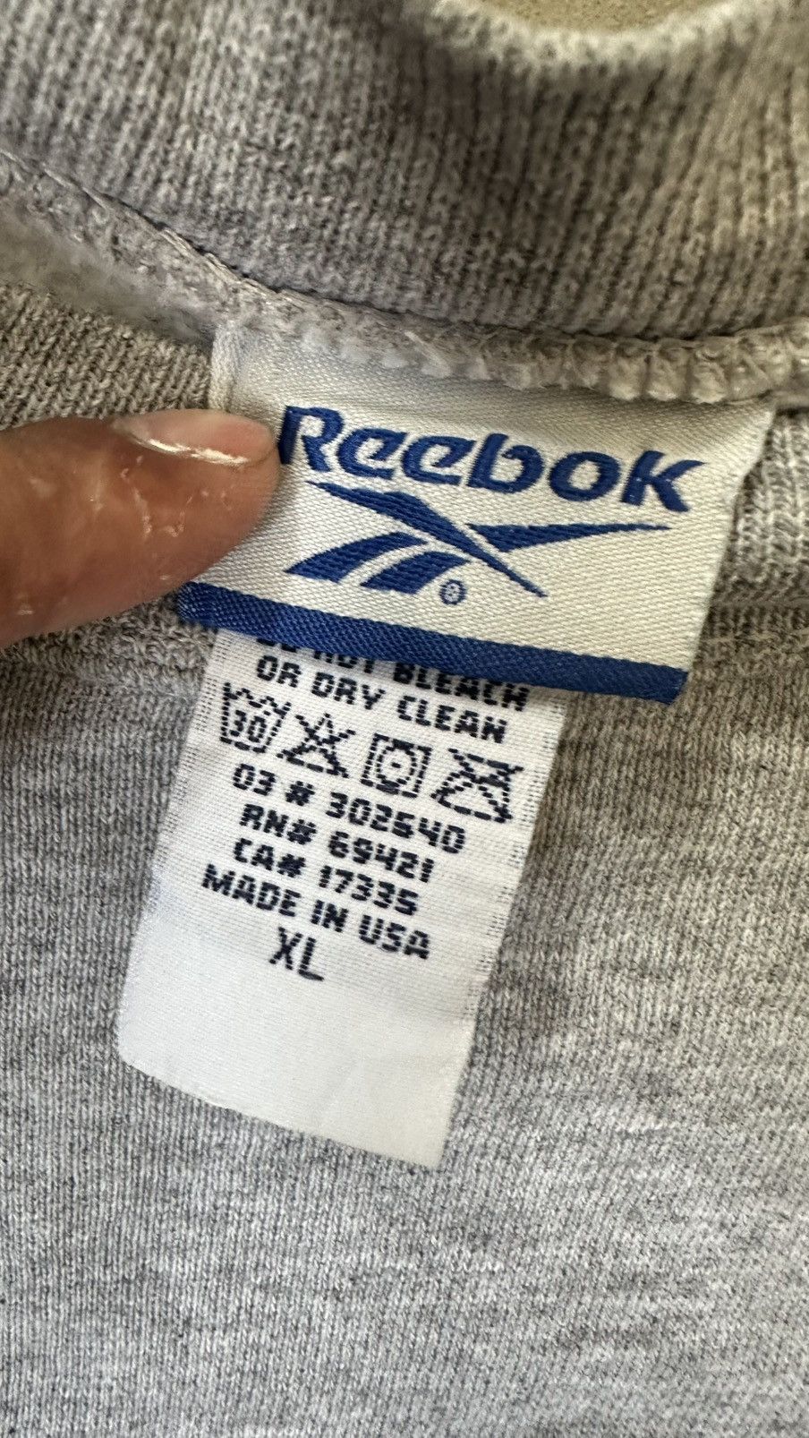 Reebok VINTAGE REEBOK SPELLOUT SWEATSHIRT Size US XXL / EU 58 / 5 - 4 Thumbnail