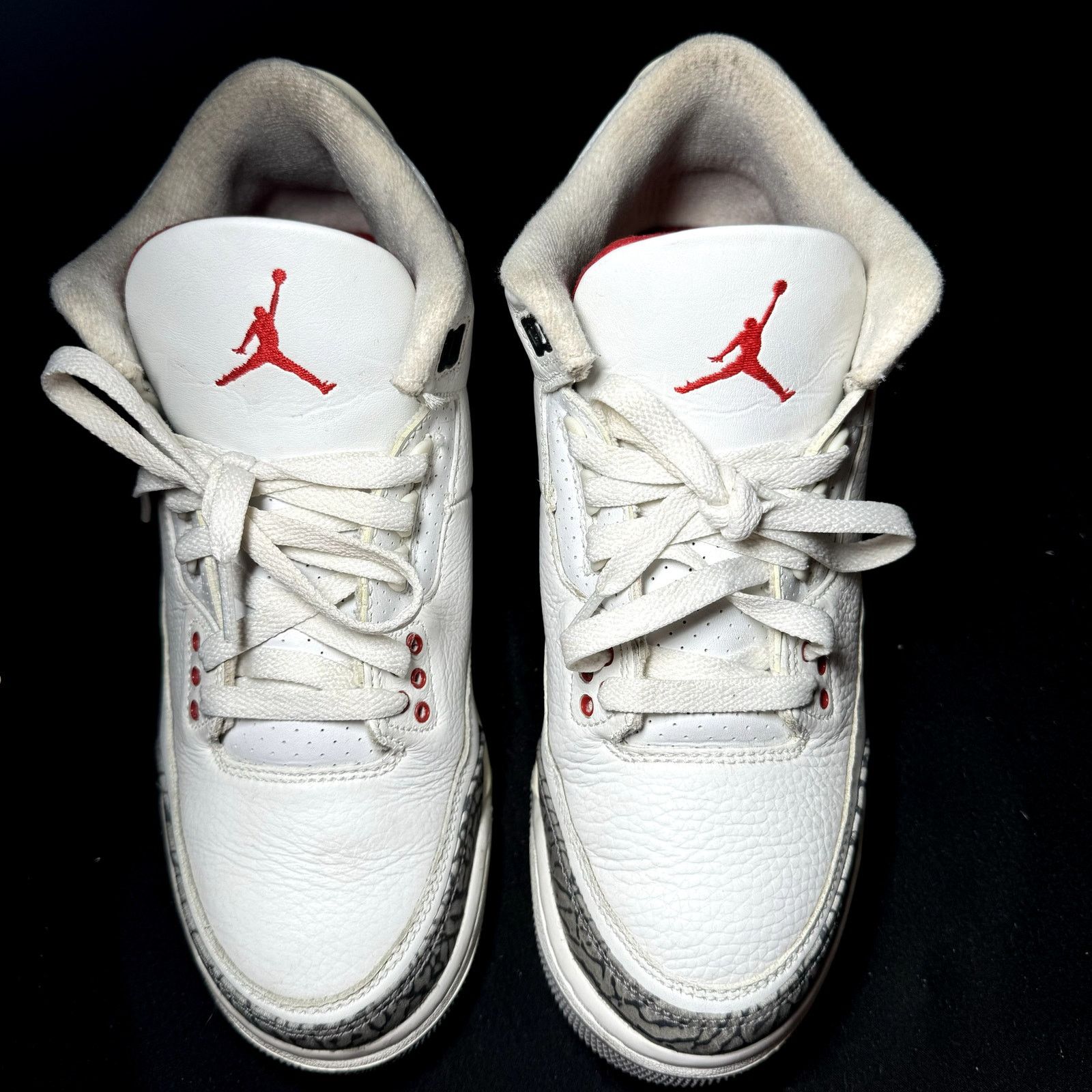 Jordan Brand × Nike Size 6.5 Nike Air Jordan 3 Retro GS White Cement Reimagined Size US 6.5 / EU 39-40 - 4 Thumbnail