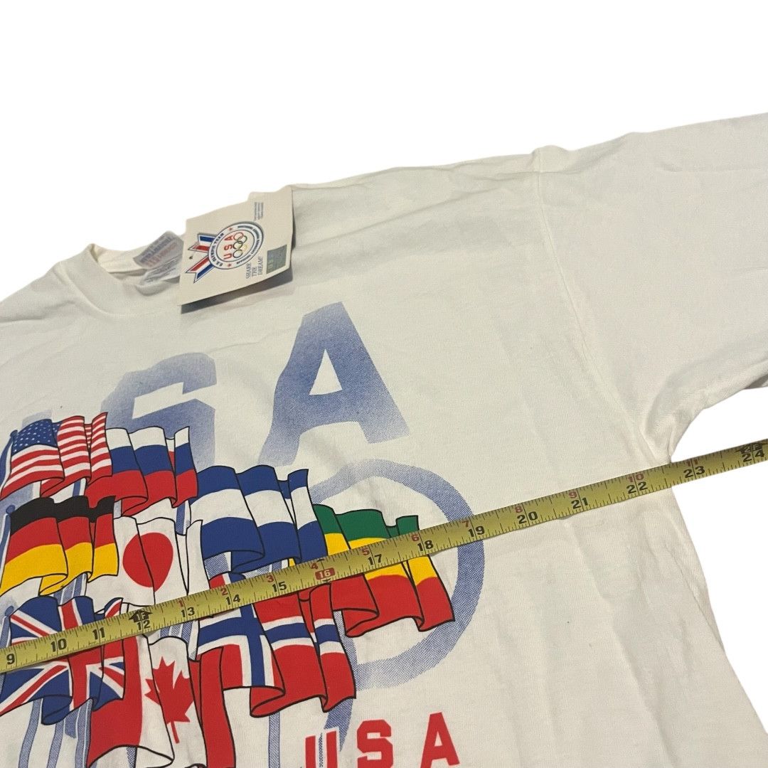 USA Olympics × Vintage VINTAGE Olympics Flags T Shirt DSWT Size US XL / EU 56 / 4 - 6 Thumbnail