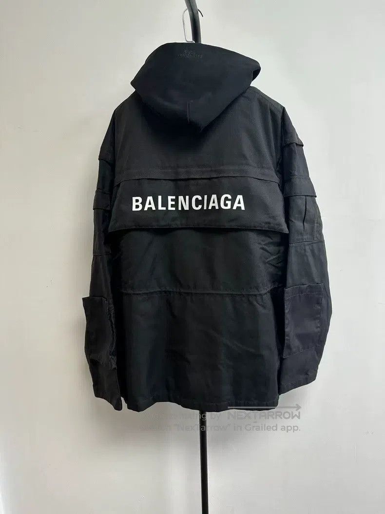Balenciaga Balenciaga Letter Pocket Long Sleeve Jacket Size US M / EU 48-50 / 2 - 2 Thumbnail