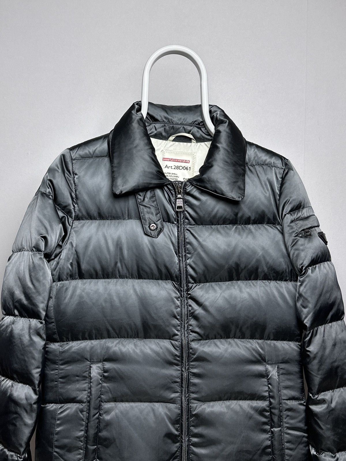 Prada Prada Puffer Down Nylon Metal Logo Jacket Size S / US 4 / IT 40 - 5 Thumbnail
