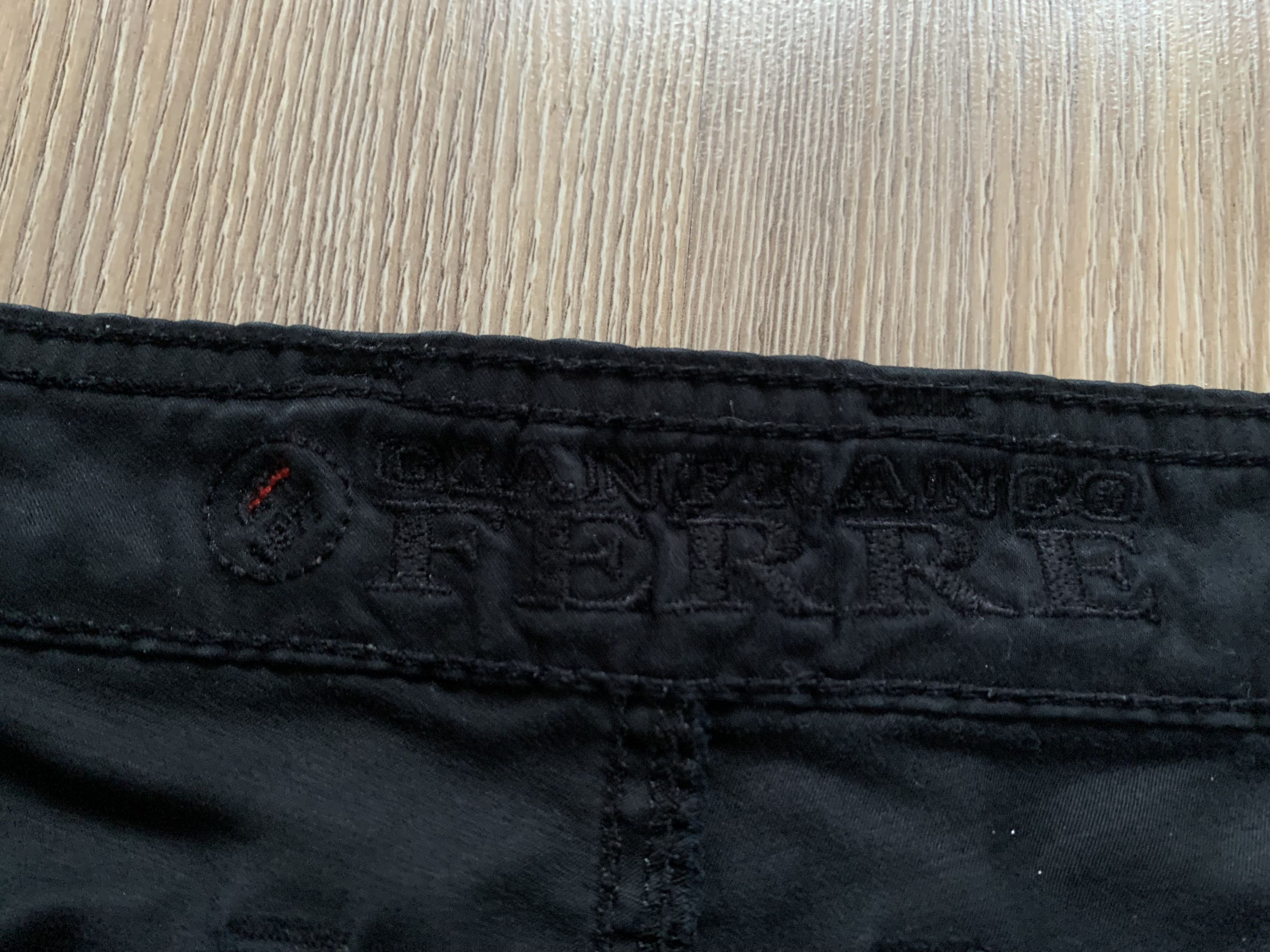 Archival Gianfranco Ferre Men's Black Stretch Pants Jeans