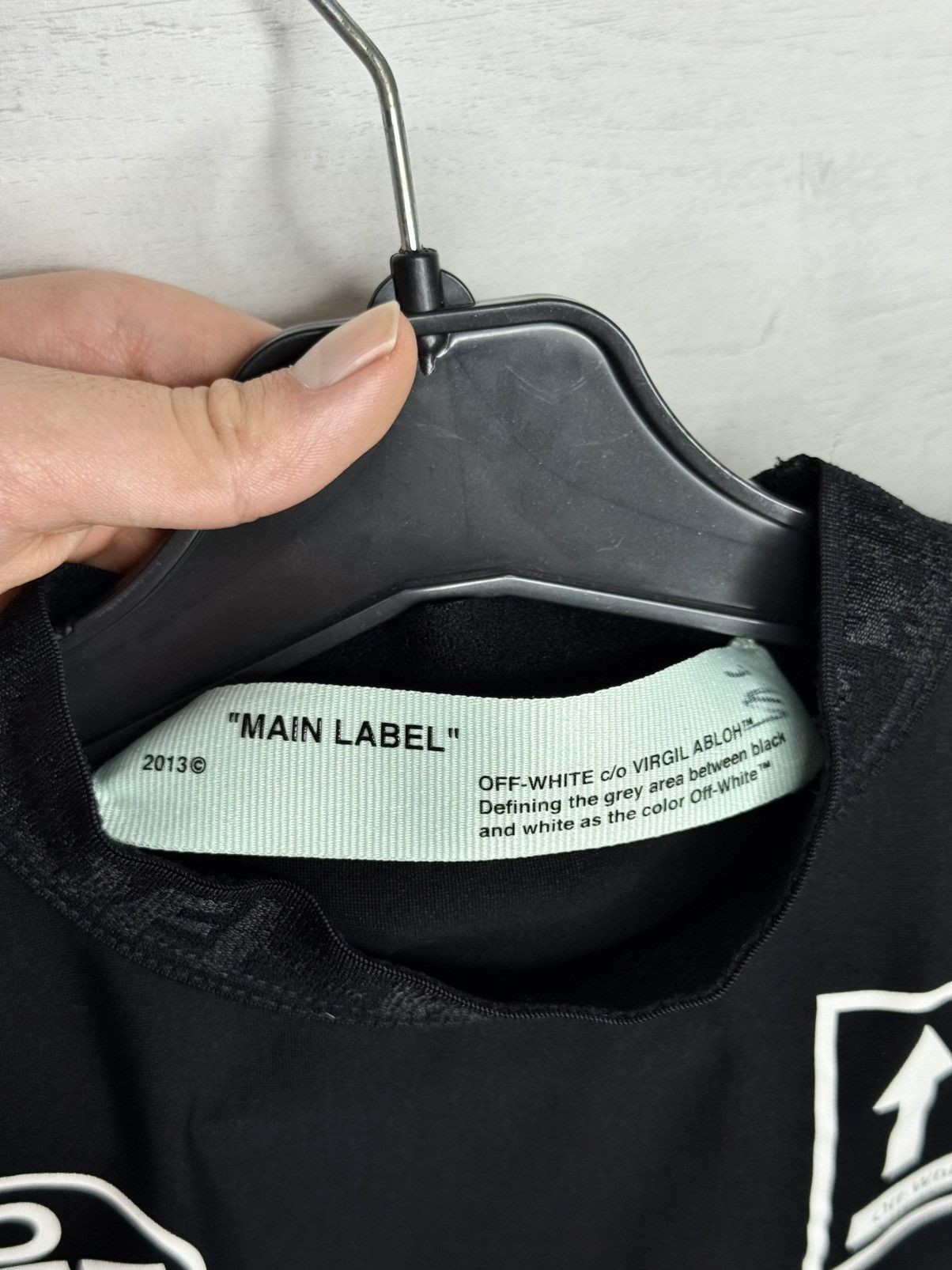 Off-White OFF-WHITE Diagonal Print Long-Sleeve Top T-Shirt Arrows Logo Size S / US 4 / IT 40 - 11 Thumbnail