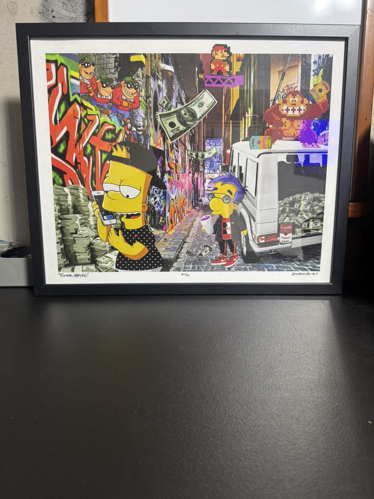 Other Art Work By Adam “Finders Keepers” #110/250 Framed Print Size ONE SIZE - 1 Thumbnail
